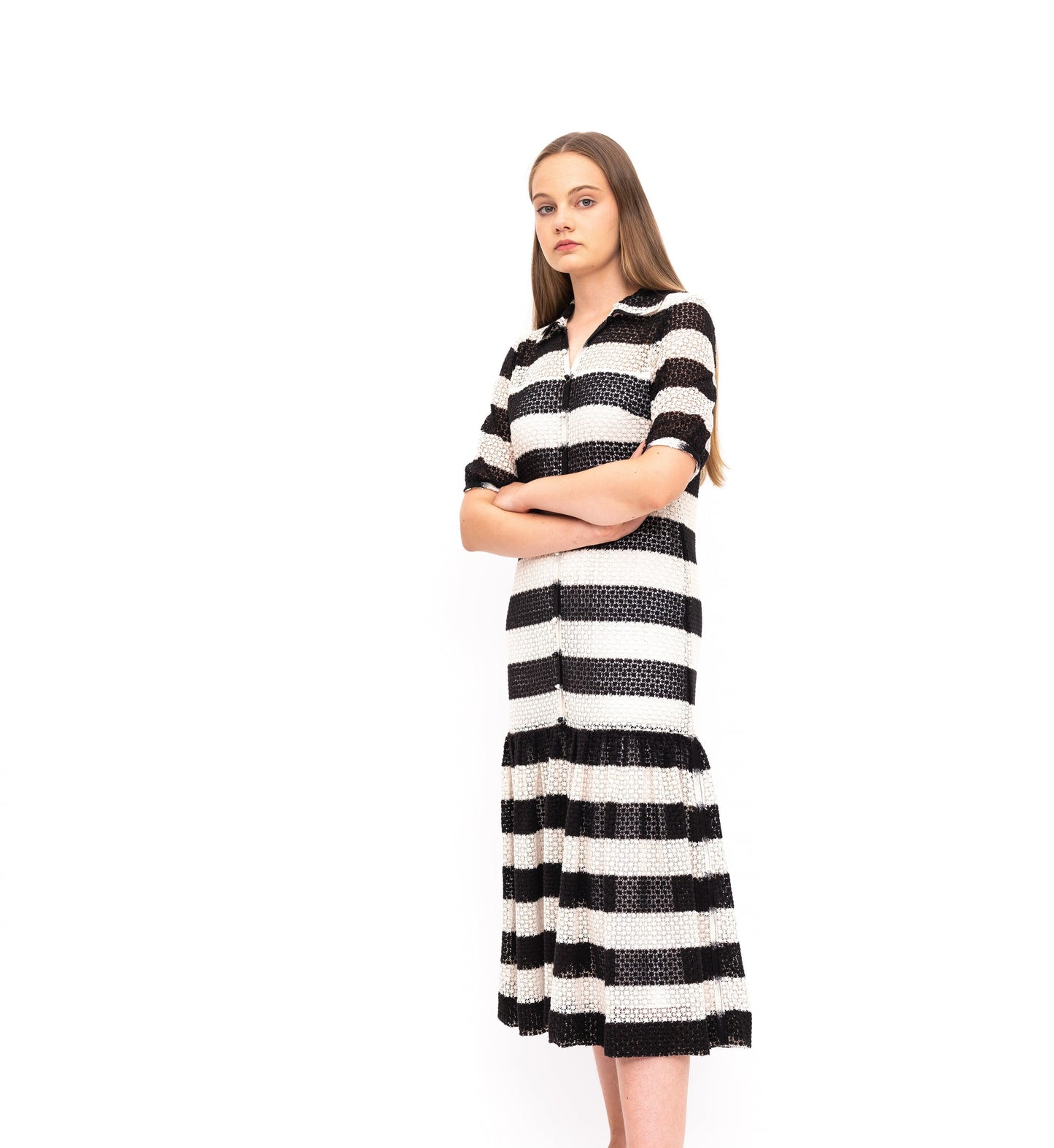 Dress Stripes Black White