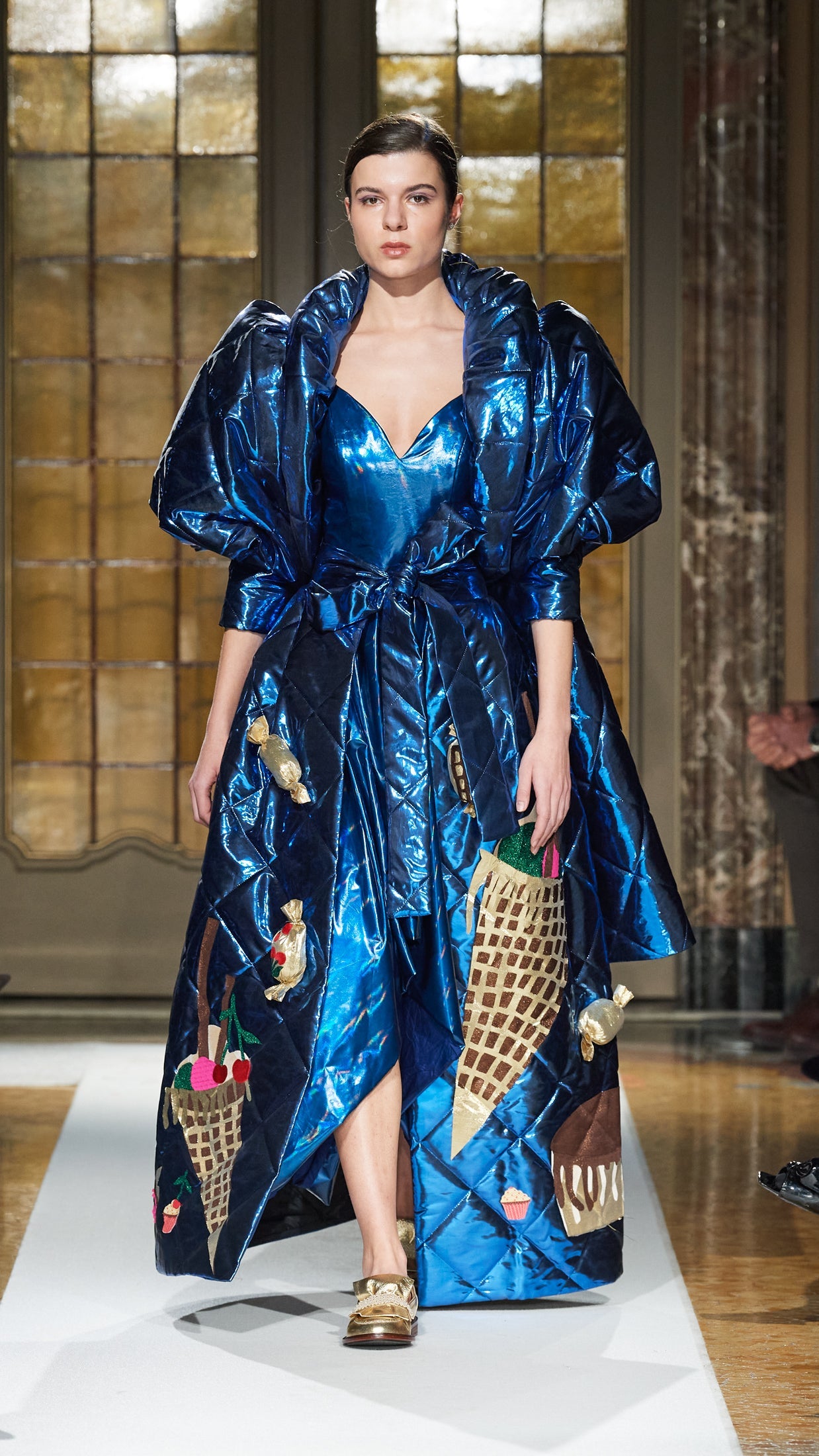Coat Padded Blue