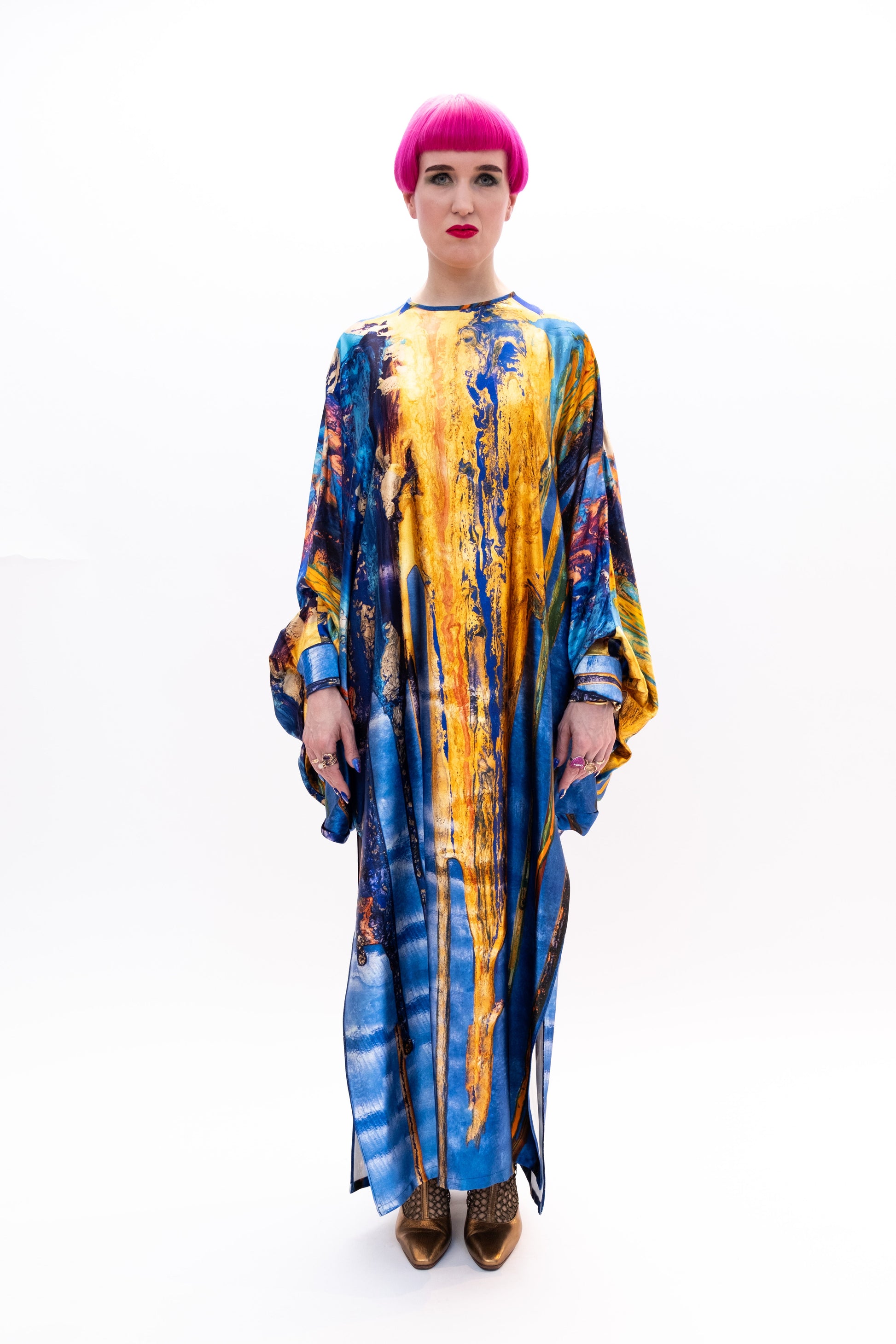Dress Silk Ethereal Embrace Runway Paris