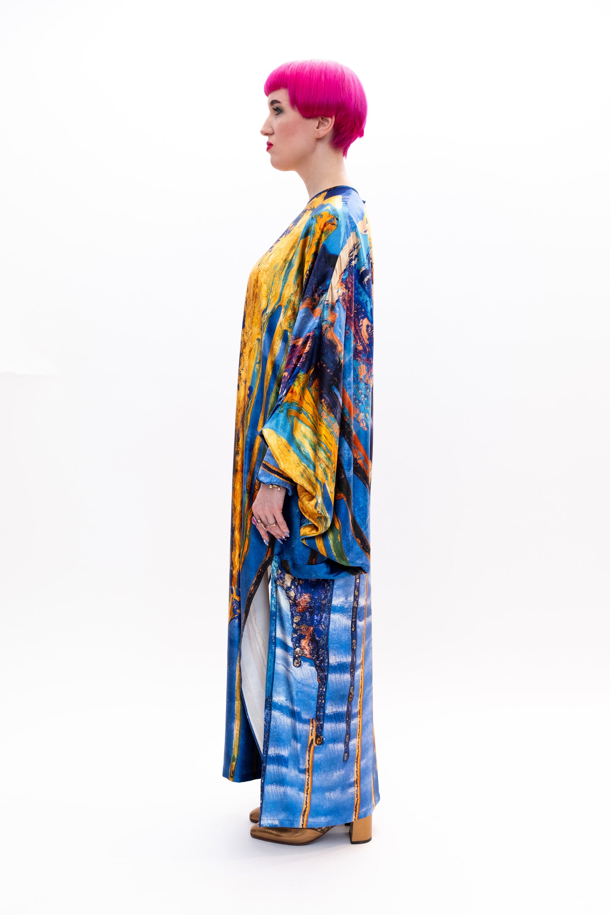 Dress Silk Ethereal Embrace Runway Paris