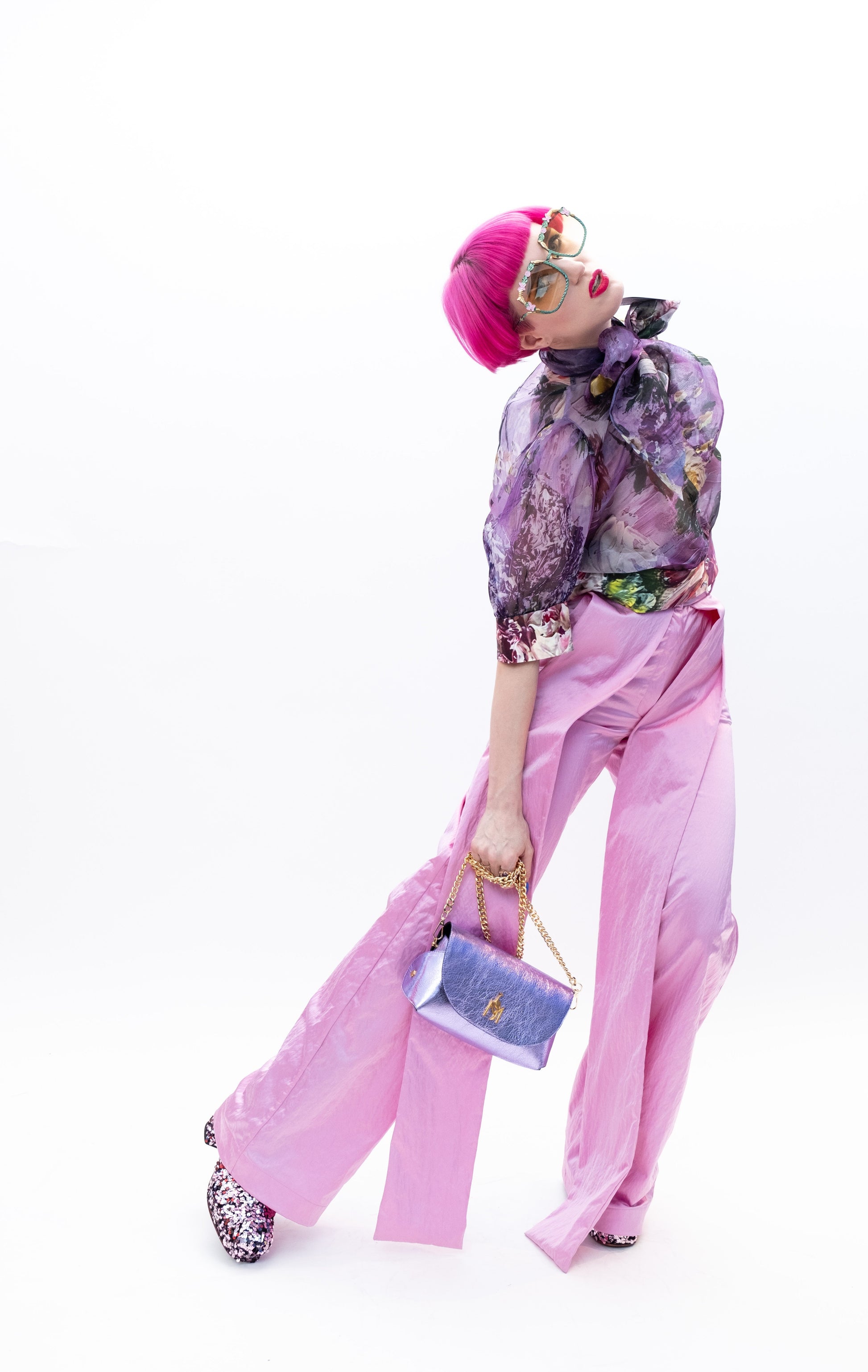 Blouse Organza Flowers