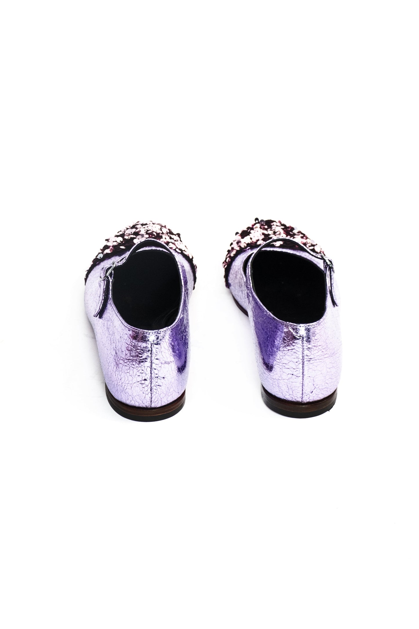 Handmade Ballerina Purple Glitter