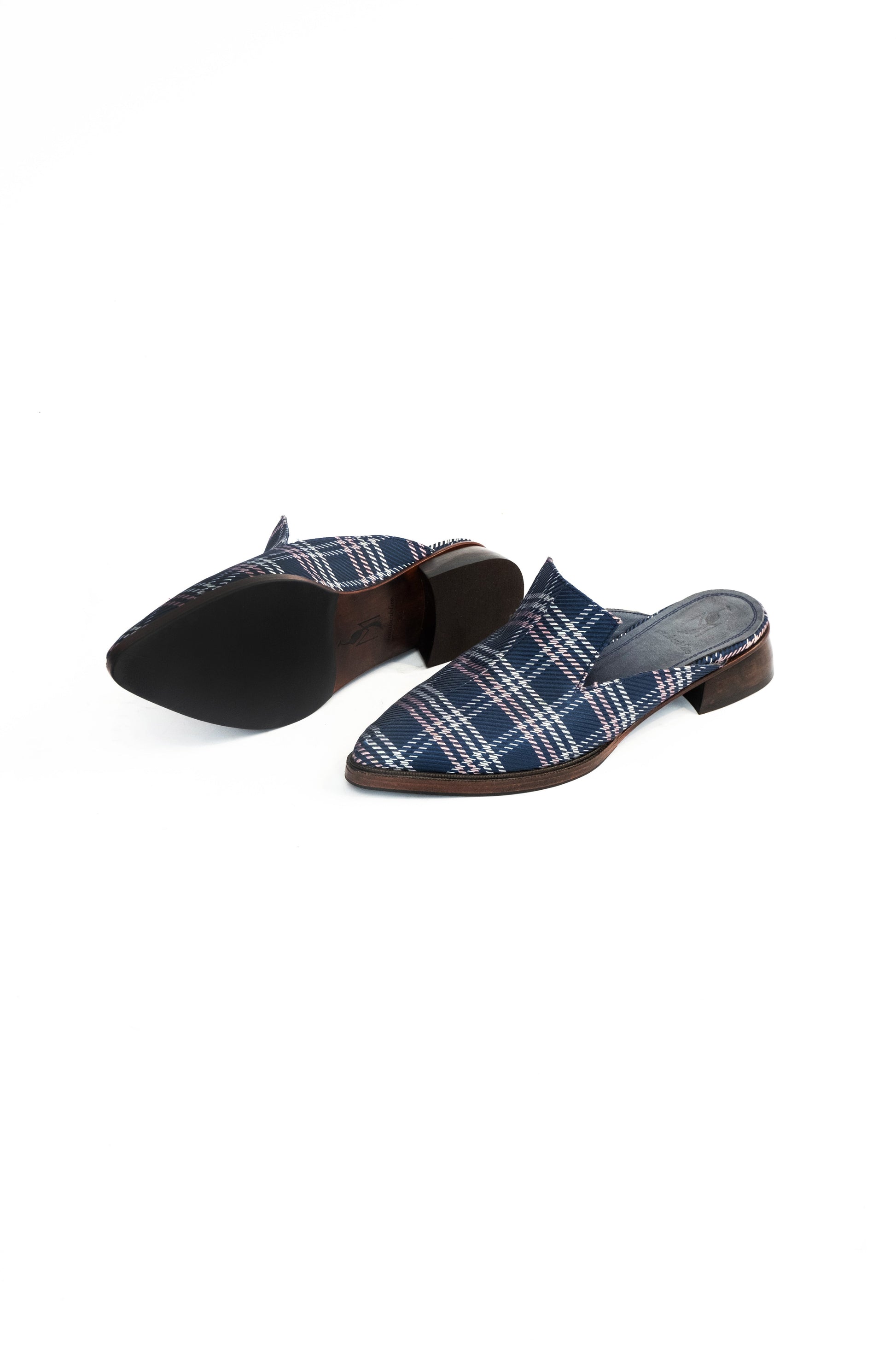 Handmade Mules Blue
