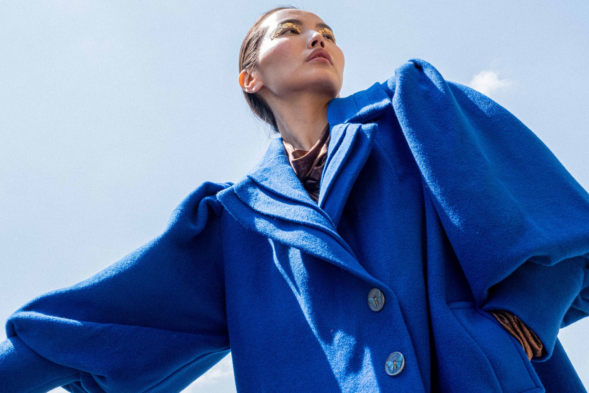 Coat Wool Blue