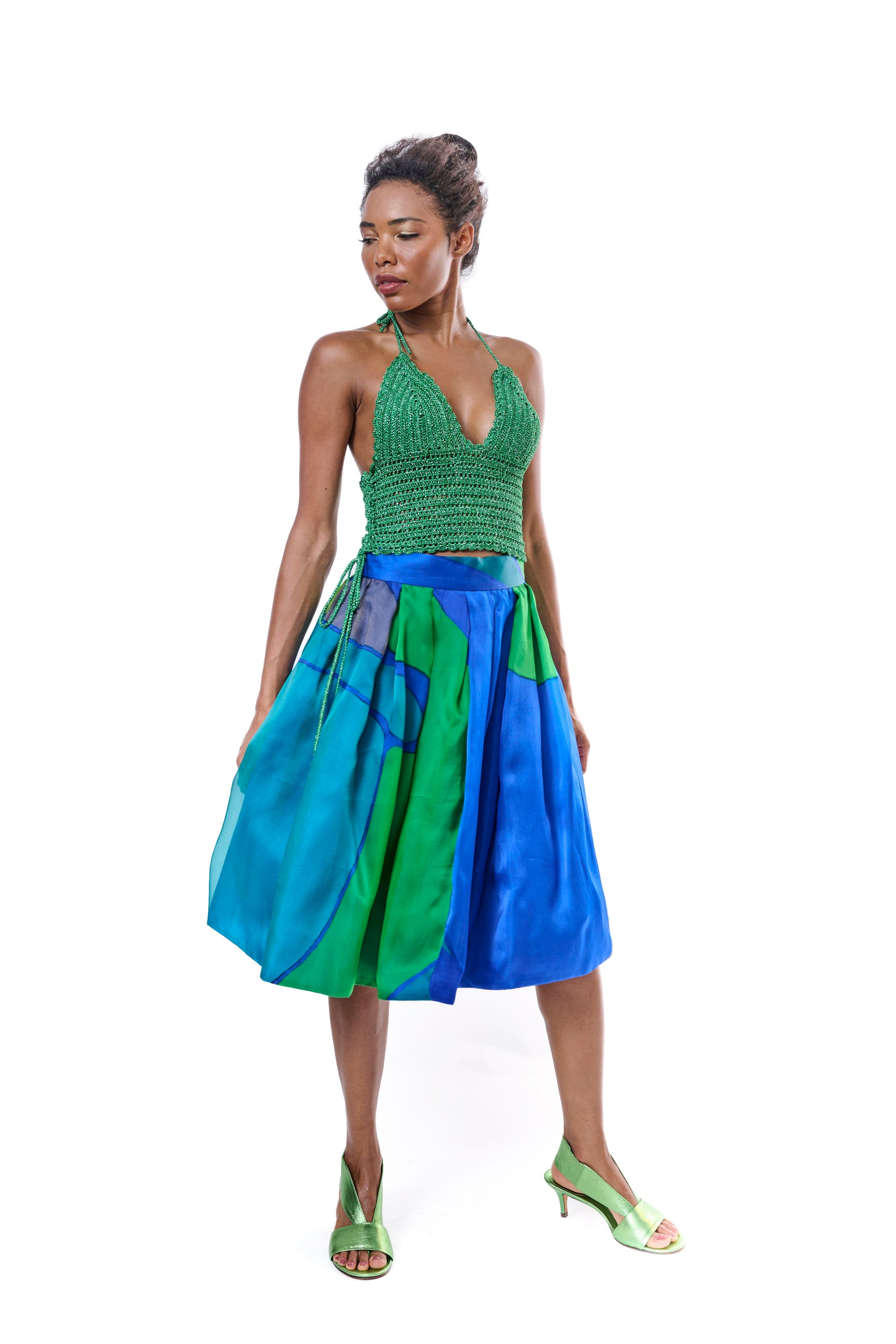 Skirt Midi Organza Art Print from Artist "MAKA DADIANI"
