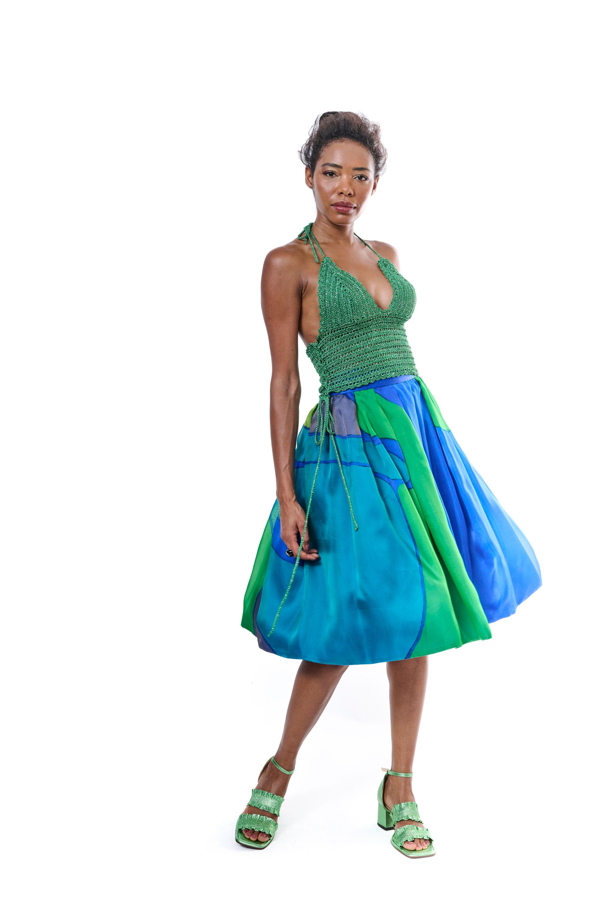 Skirt Midi Organza Art Print from Artist "MAKA DADIANI"