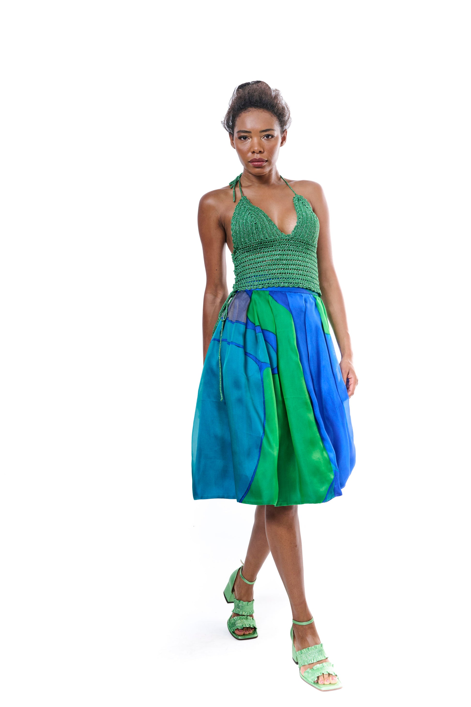 Skirt Midi Organza Art Print from Artist "MAKA DADIANI"