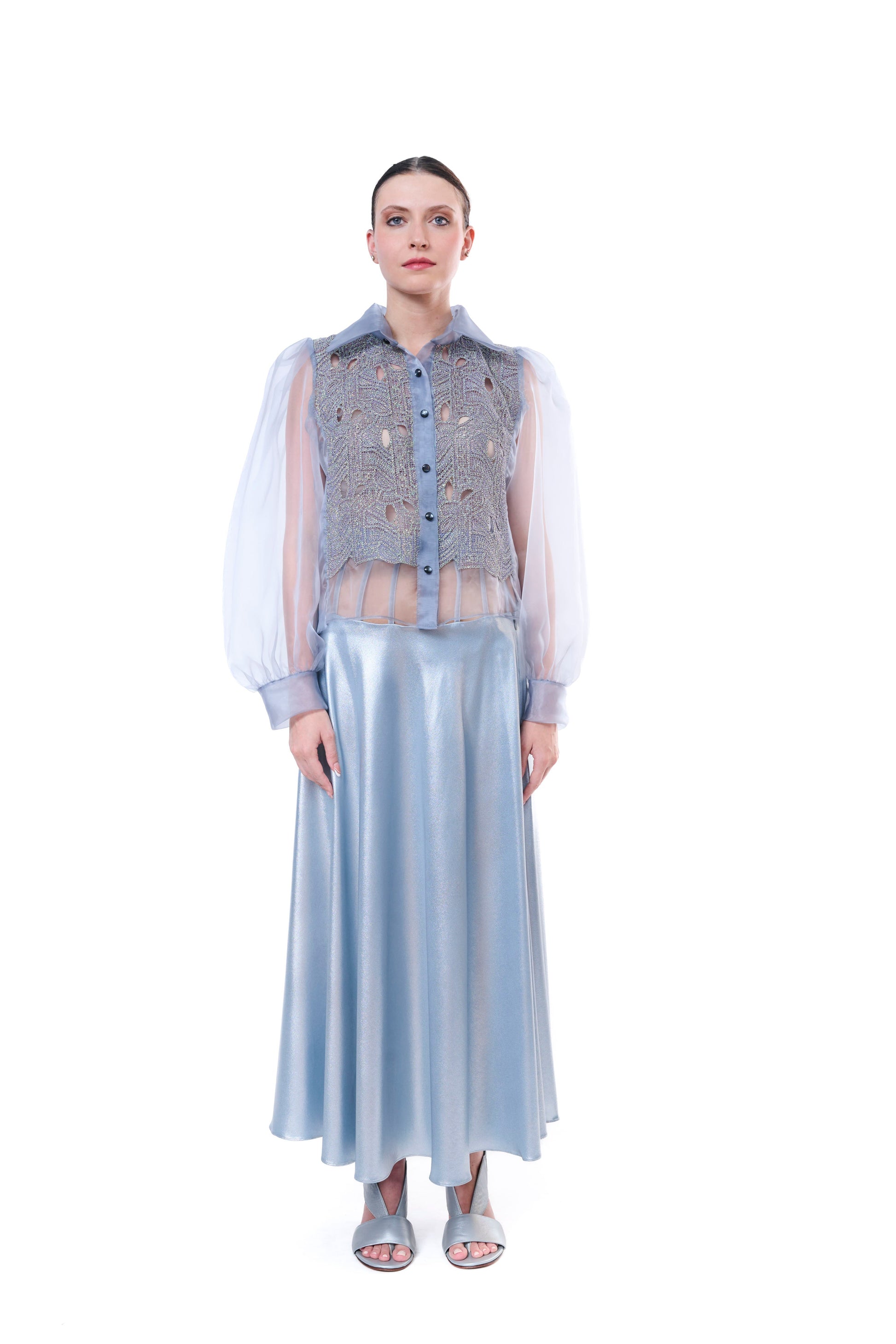 Handmade Skirt Light Blue