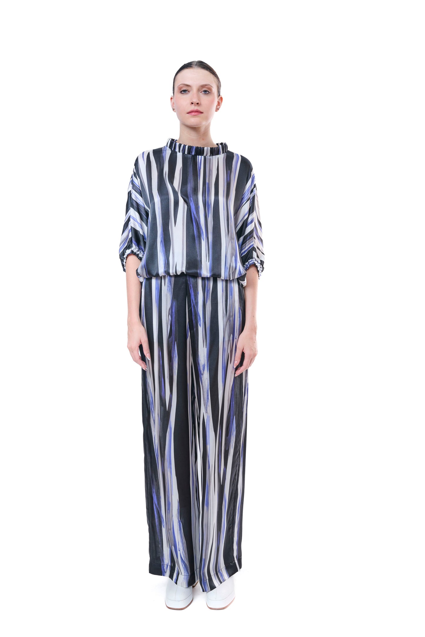 Top Stripes Flowing Silk