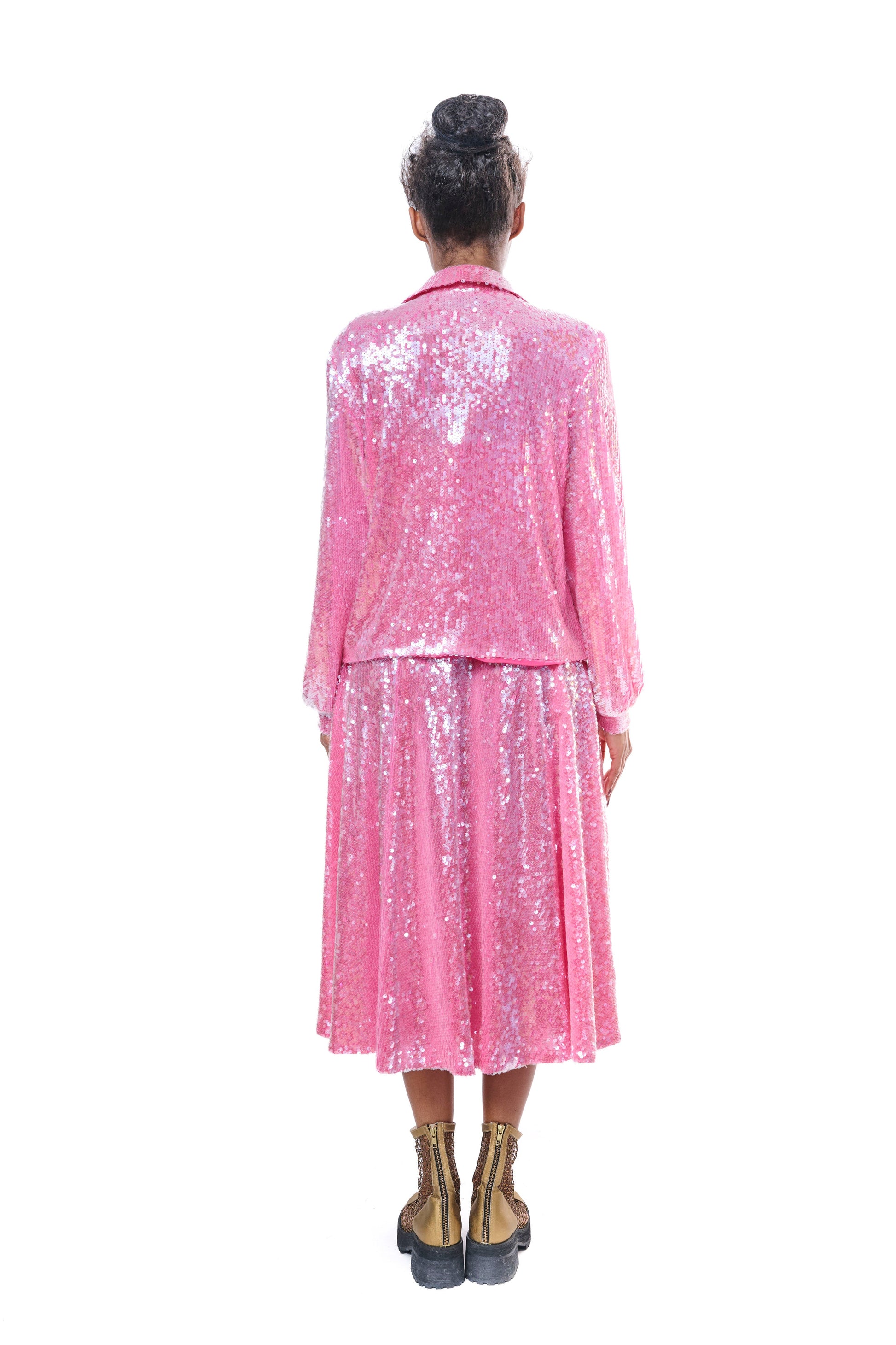Blouse Sequins Pink