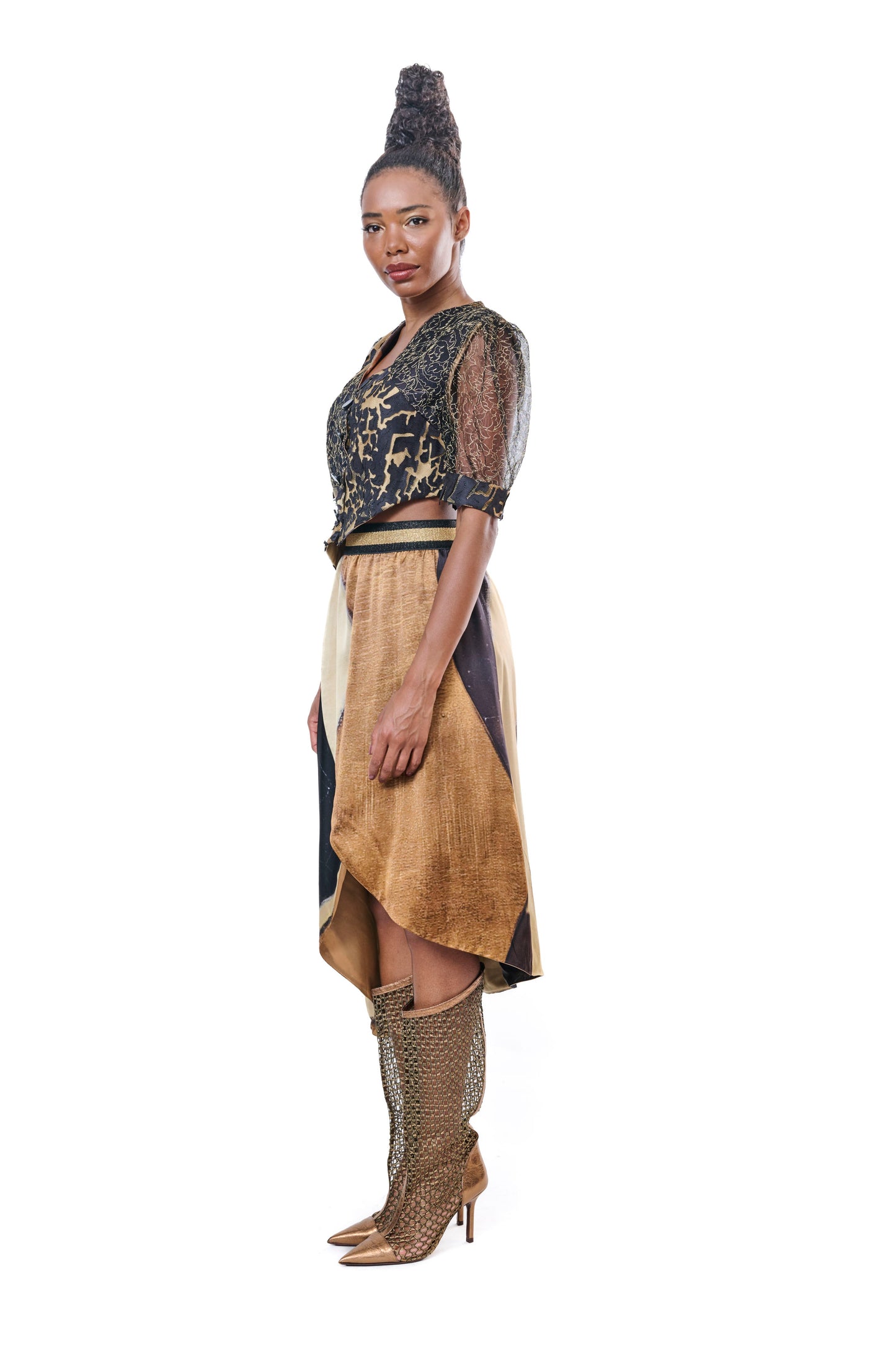 Skirt Pure Silk Inspiration ART MAKA DADIANI