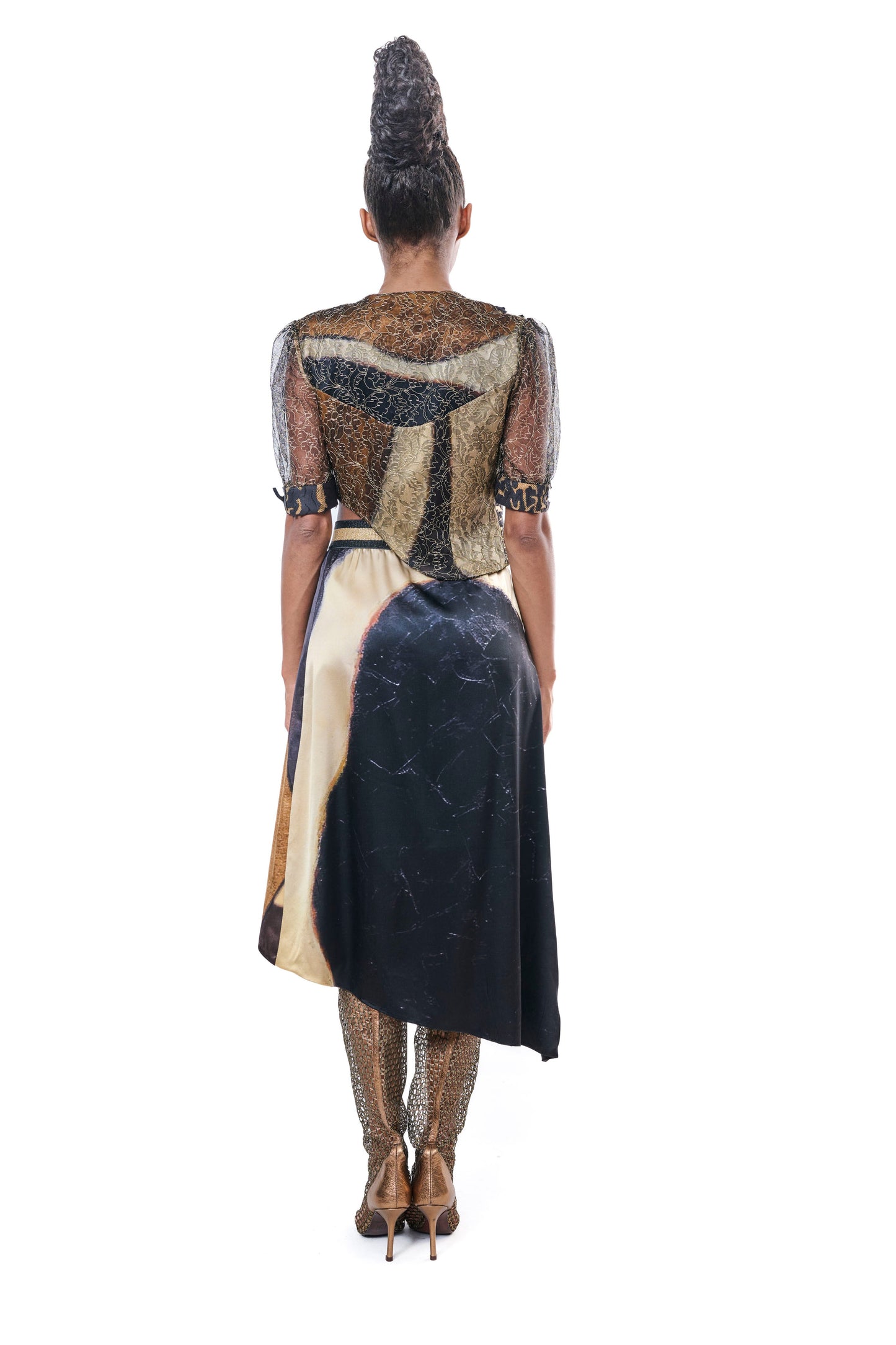 Skirt Pure Silk Inspiration ART MAKA DADIANI