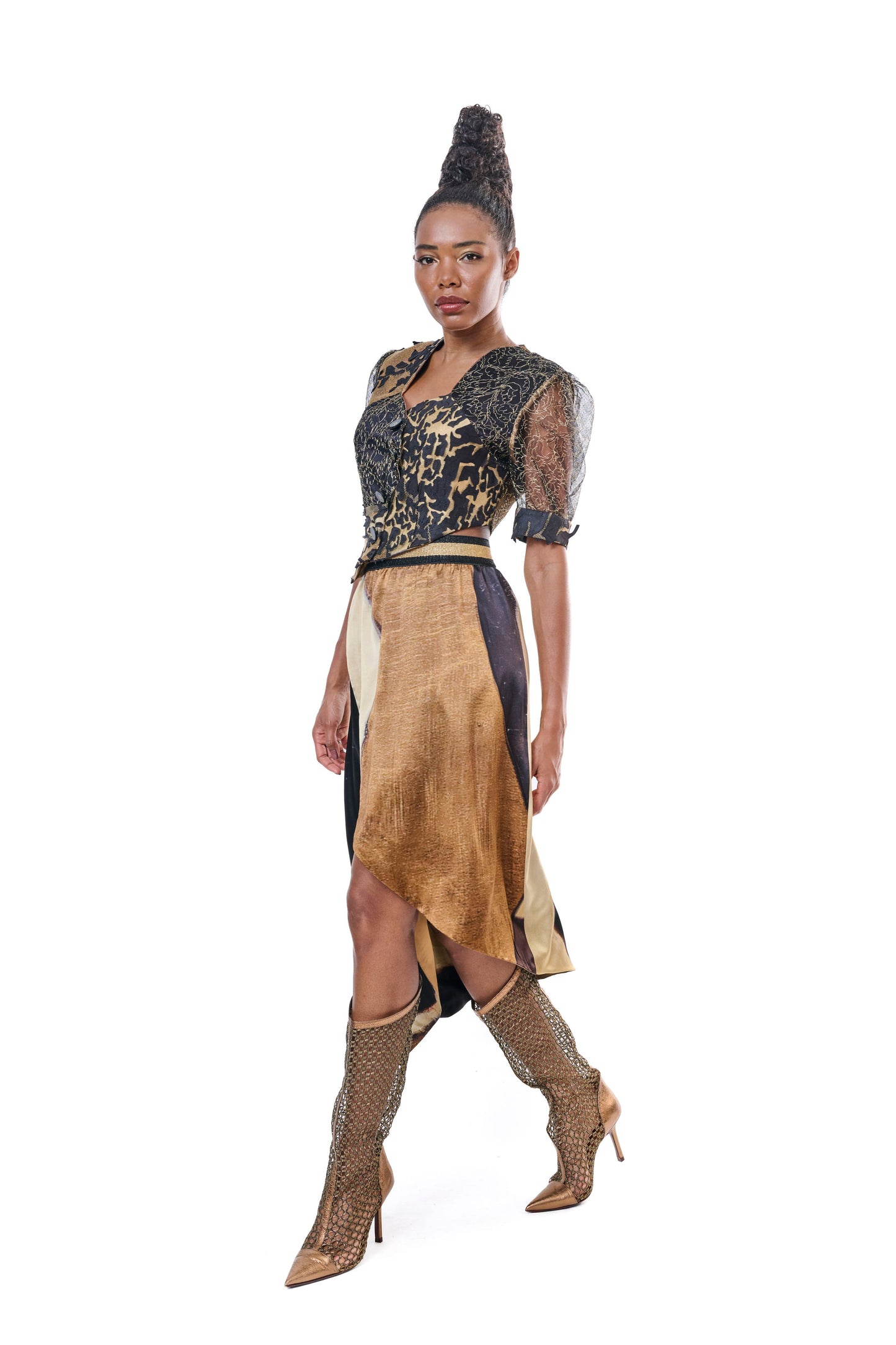 Skirt Pure Silk Inspiration ART MAKA DADIANI