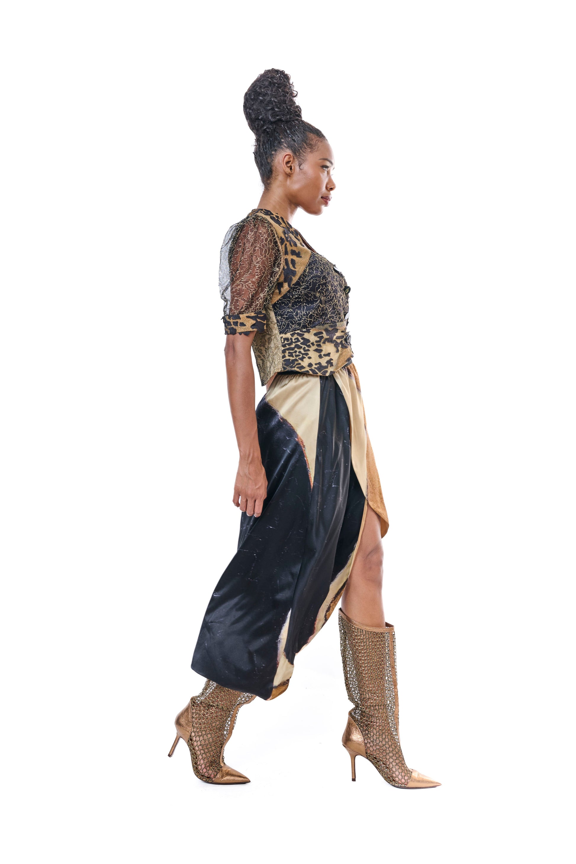 Skirt Pure Silk Inspiration ART MAKA DADIANI