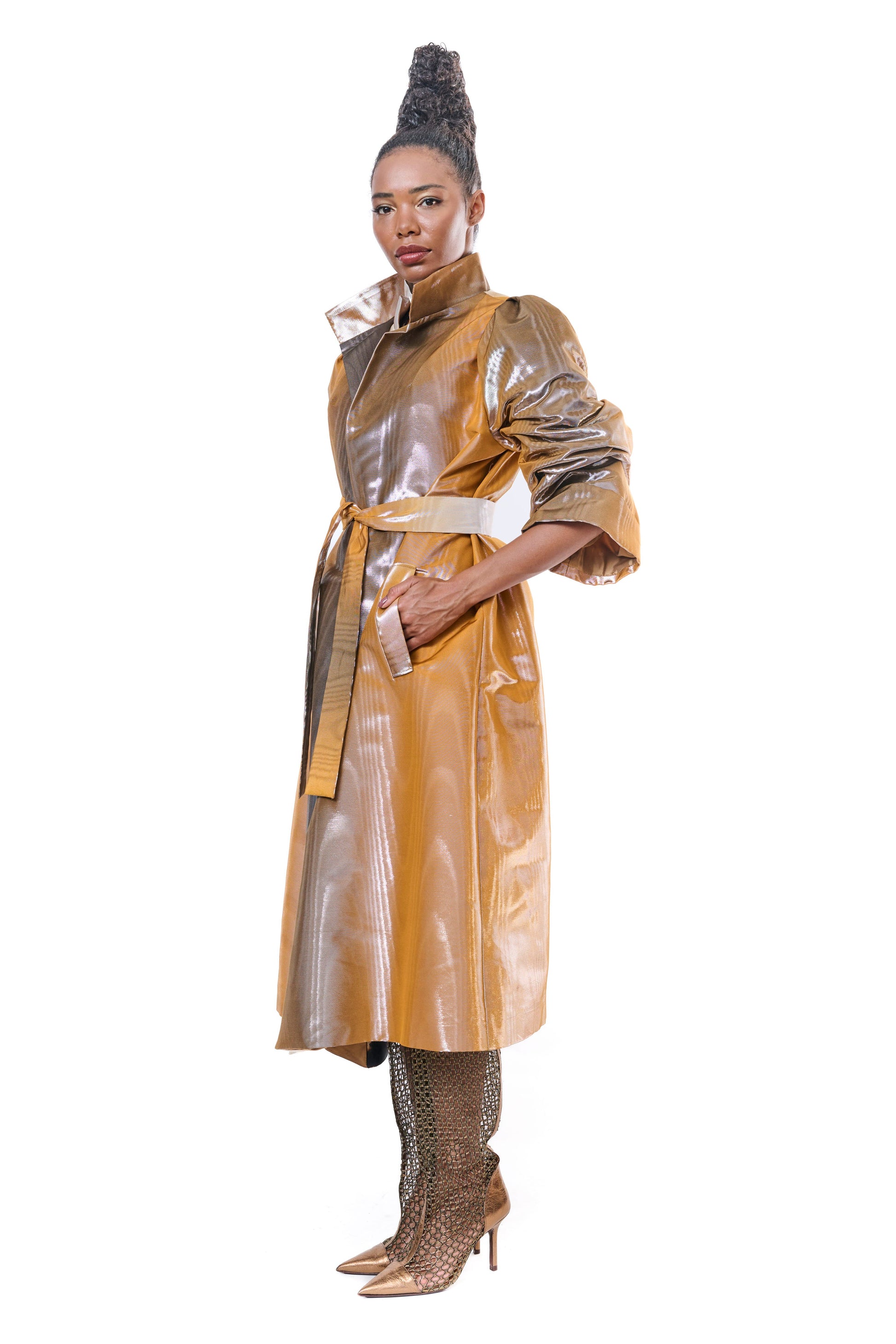 Handmade Coat Trench Multicolored