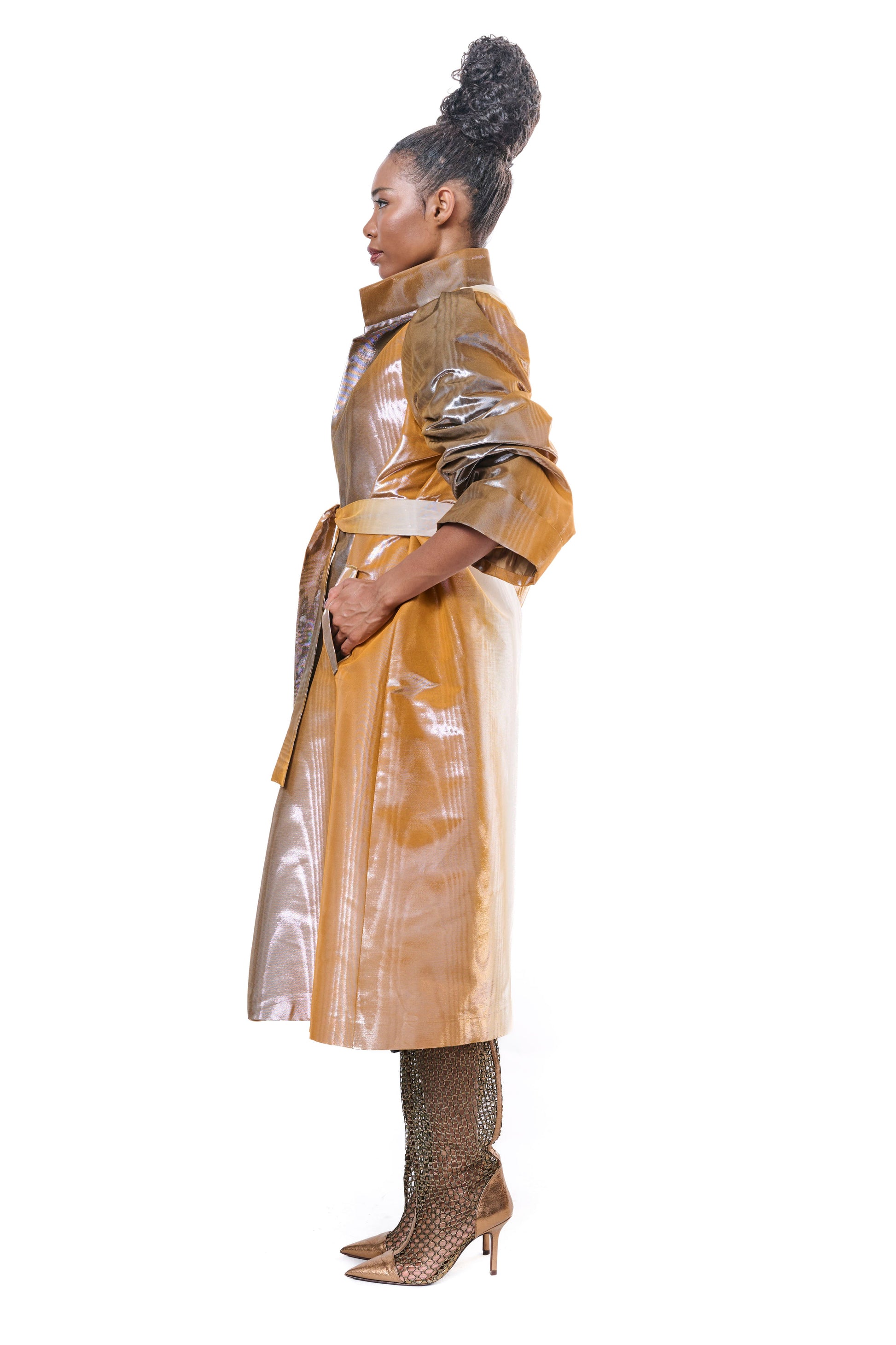 Handmade Coat Trench Multicolored