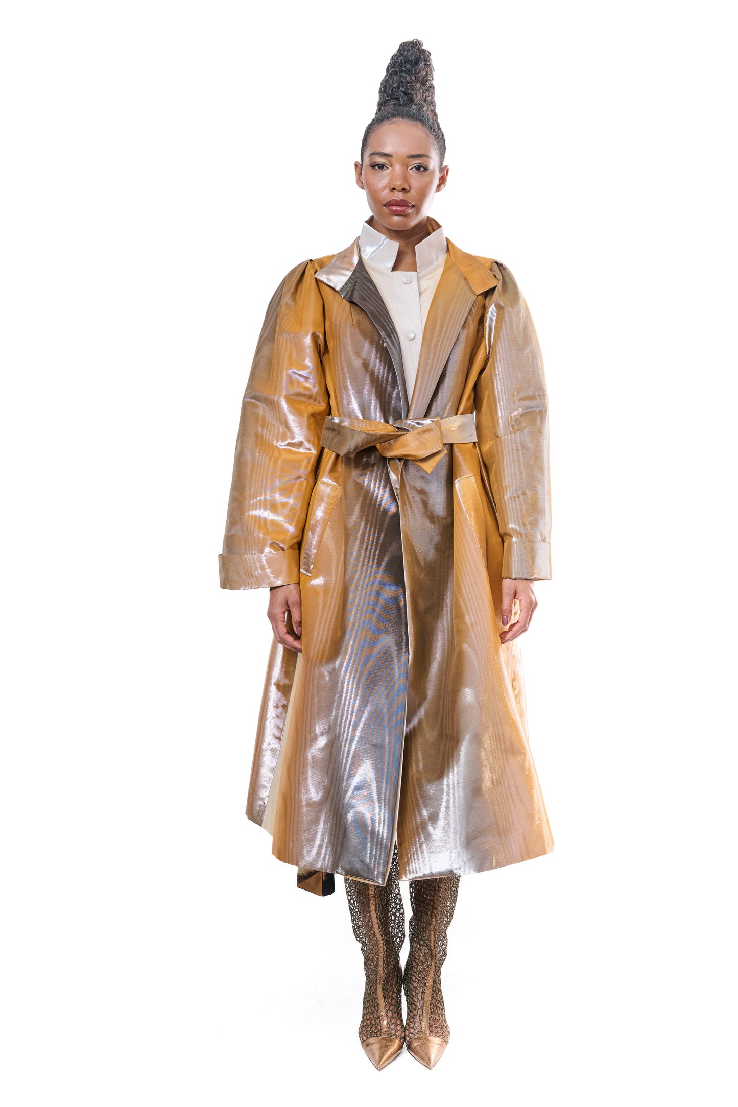 Handmade Coat Trench Multicolored