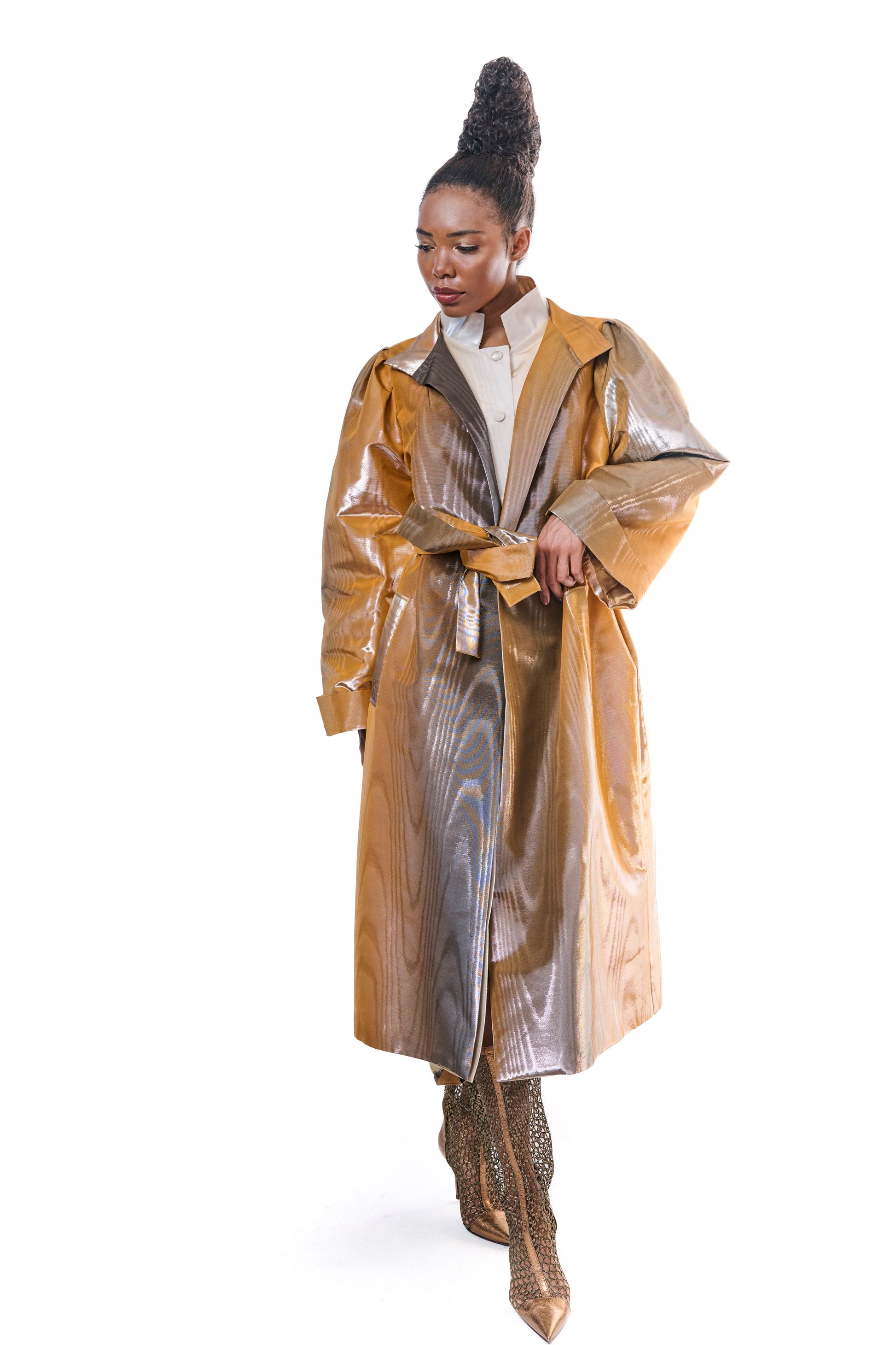 Handmade Coat Trench Multicolored