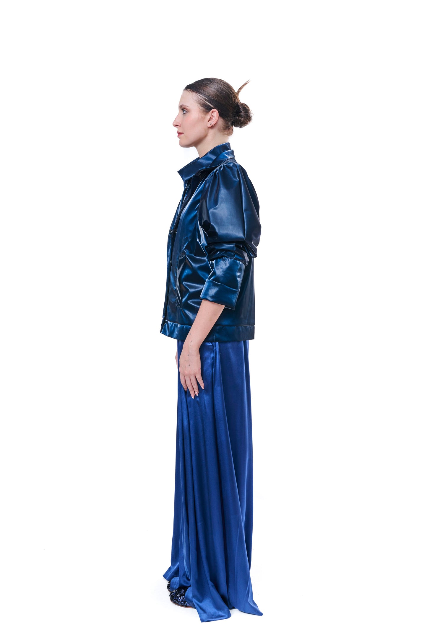 Jacket Metallic Blue