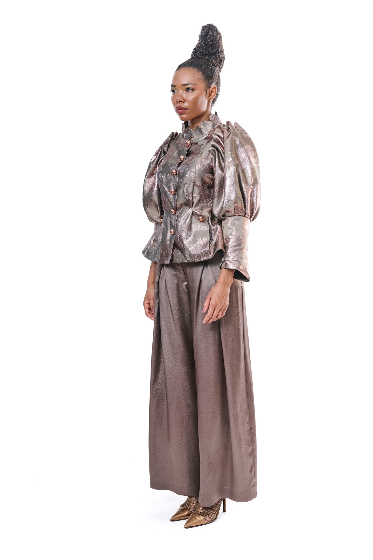 Metallic Jacquard Jacket "Angel"