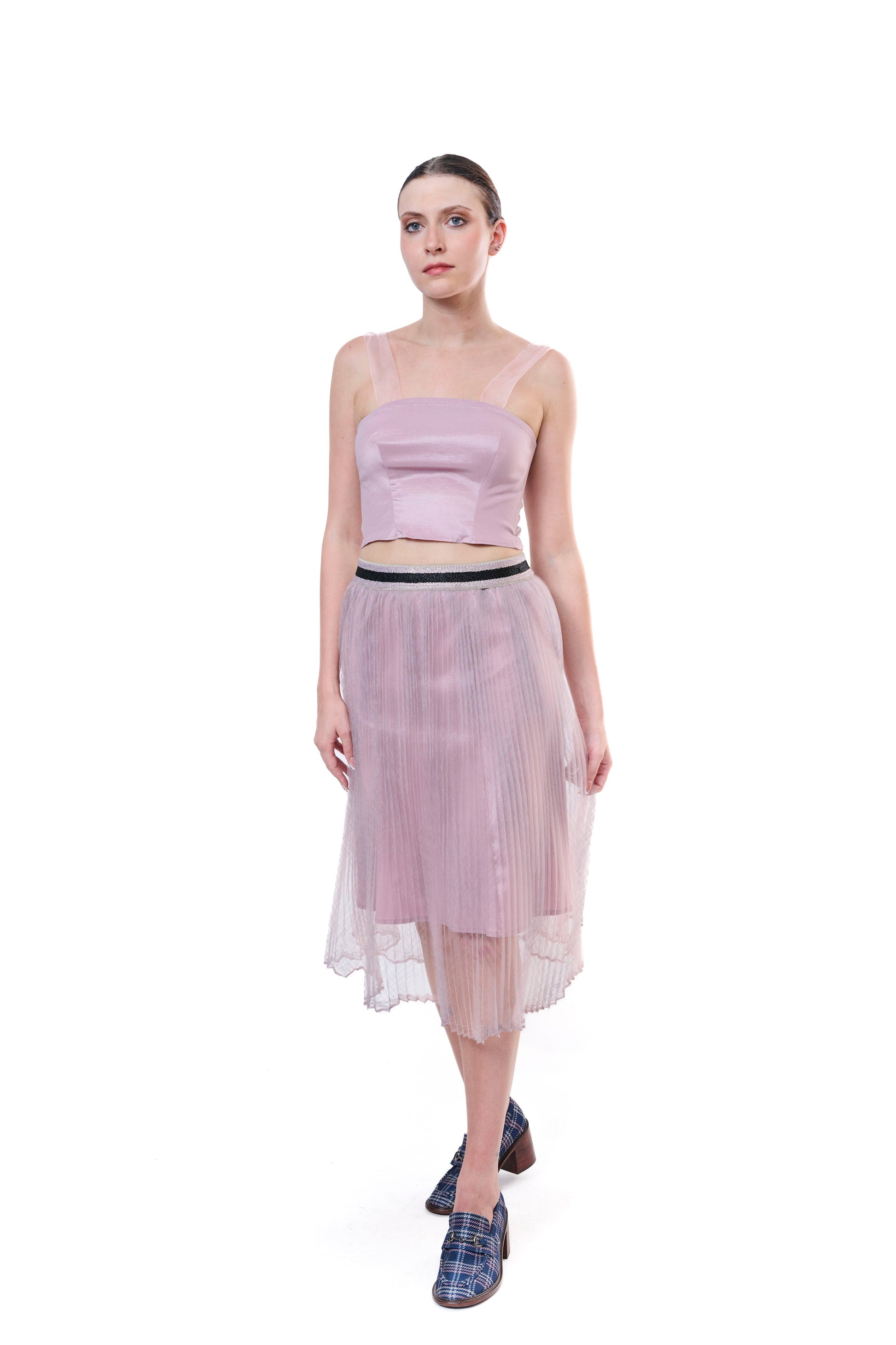 Top Bandeau Rose