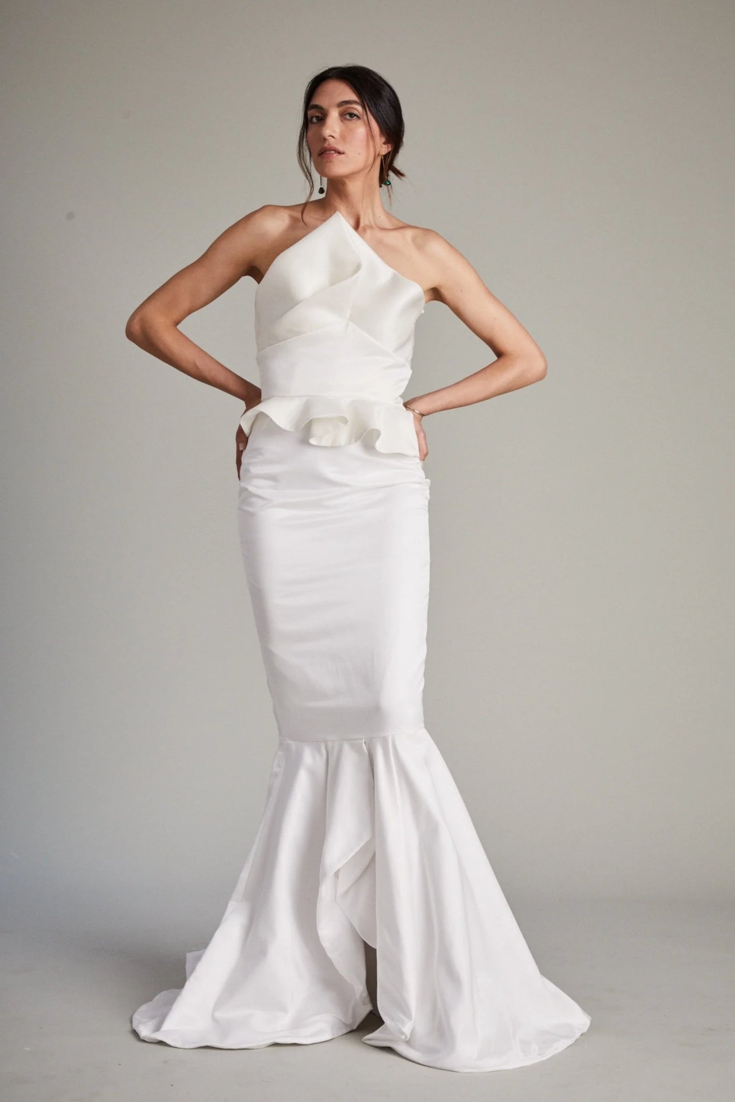 White Zaha Bodice with Skirt