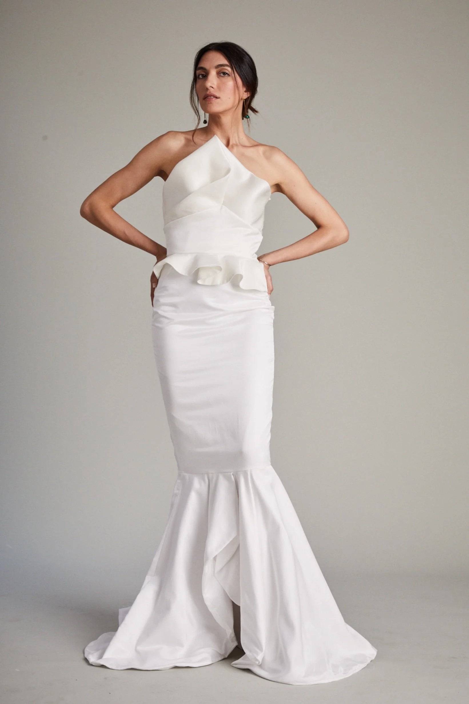 White Zaha Bodice with Skirt