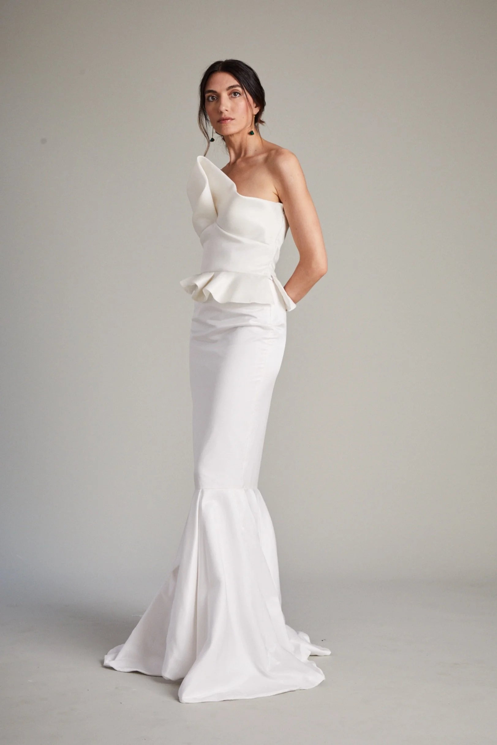 White Zaha Bodice with Skirt