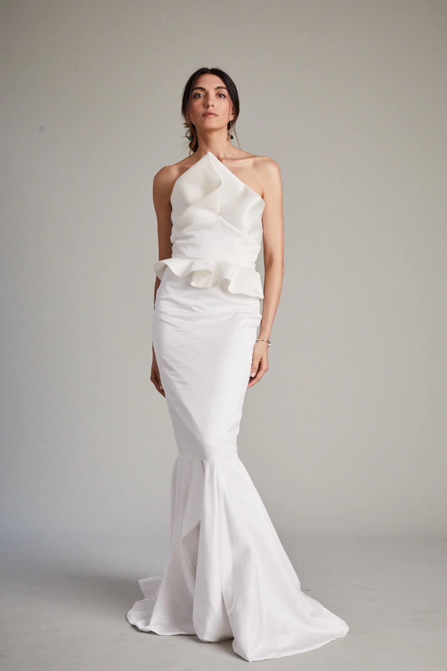 White Zaha Bodice with Skirt