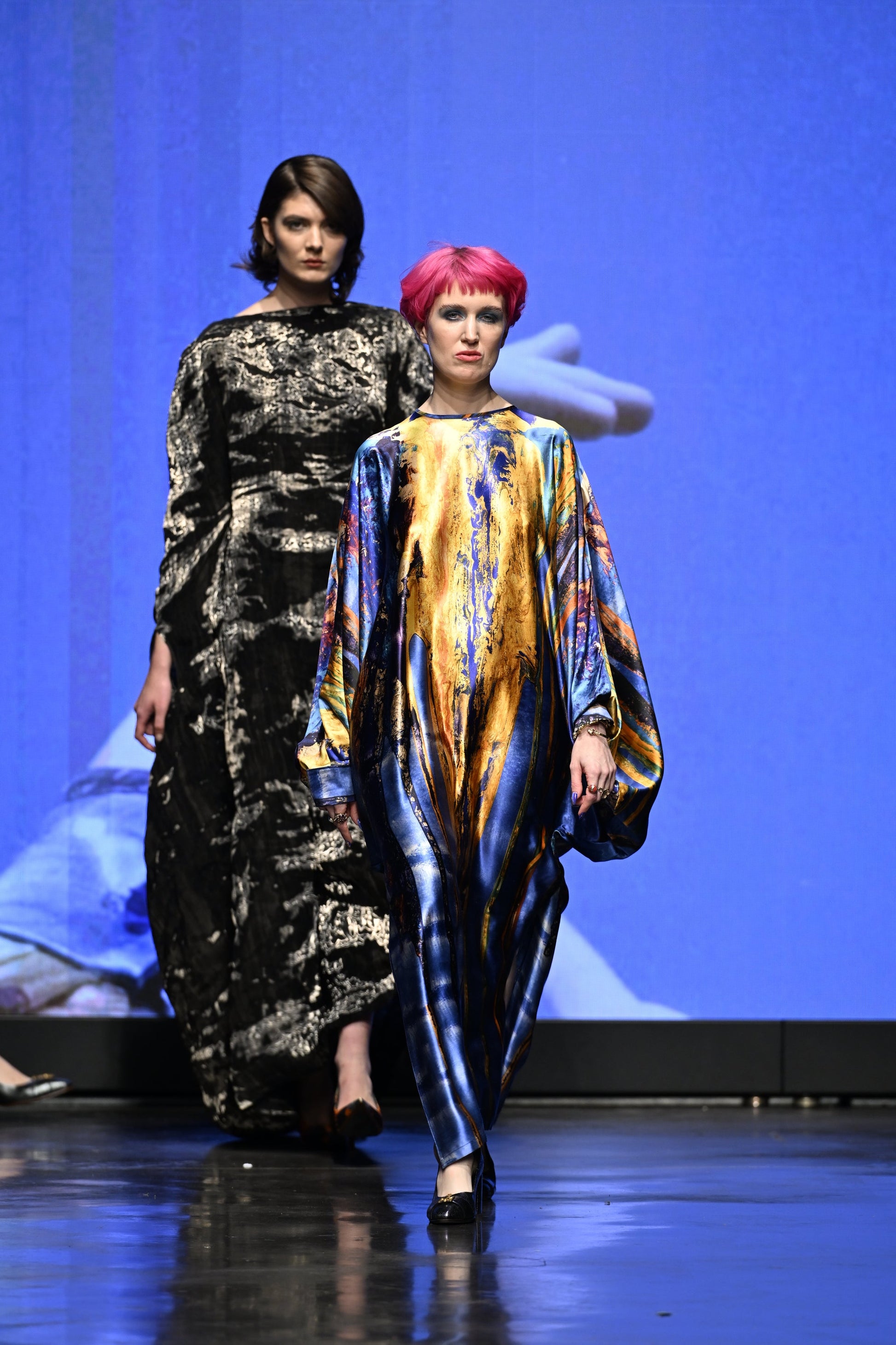 Dress Silk Ethereal Embrace Runway Paris