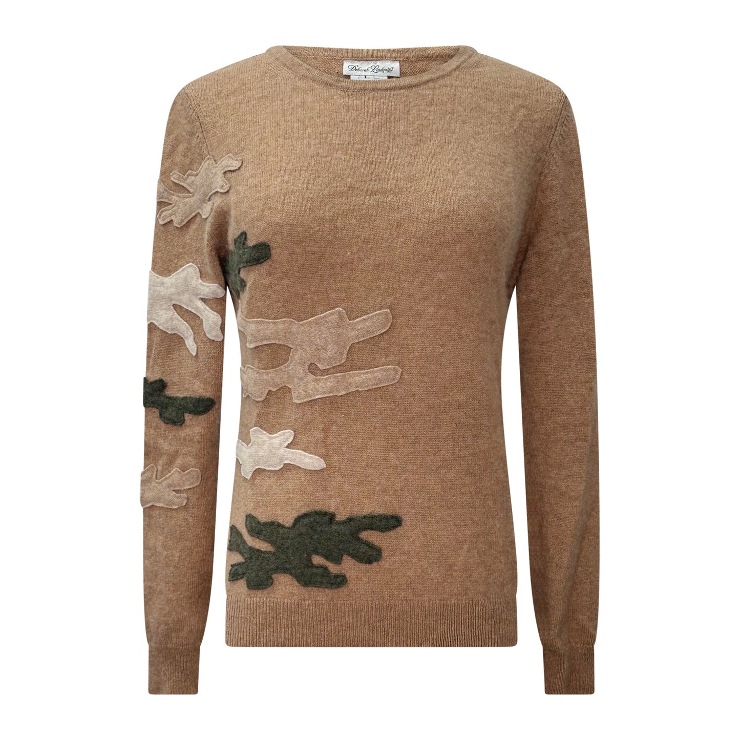 Camo Appliqué Pullover