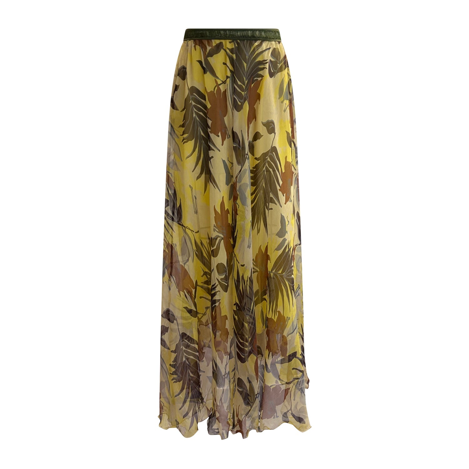 Isla Tropical Floral Maxi Skirt