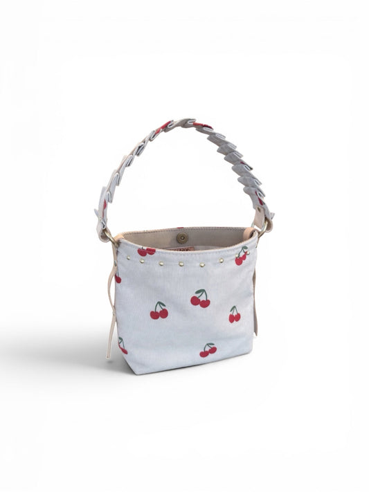 Summer Cherry Bucket Bag
