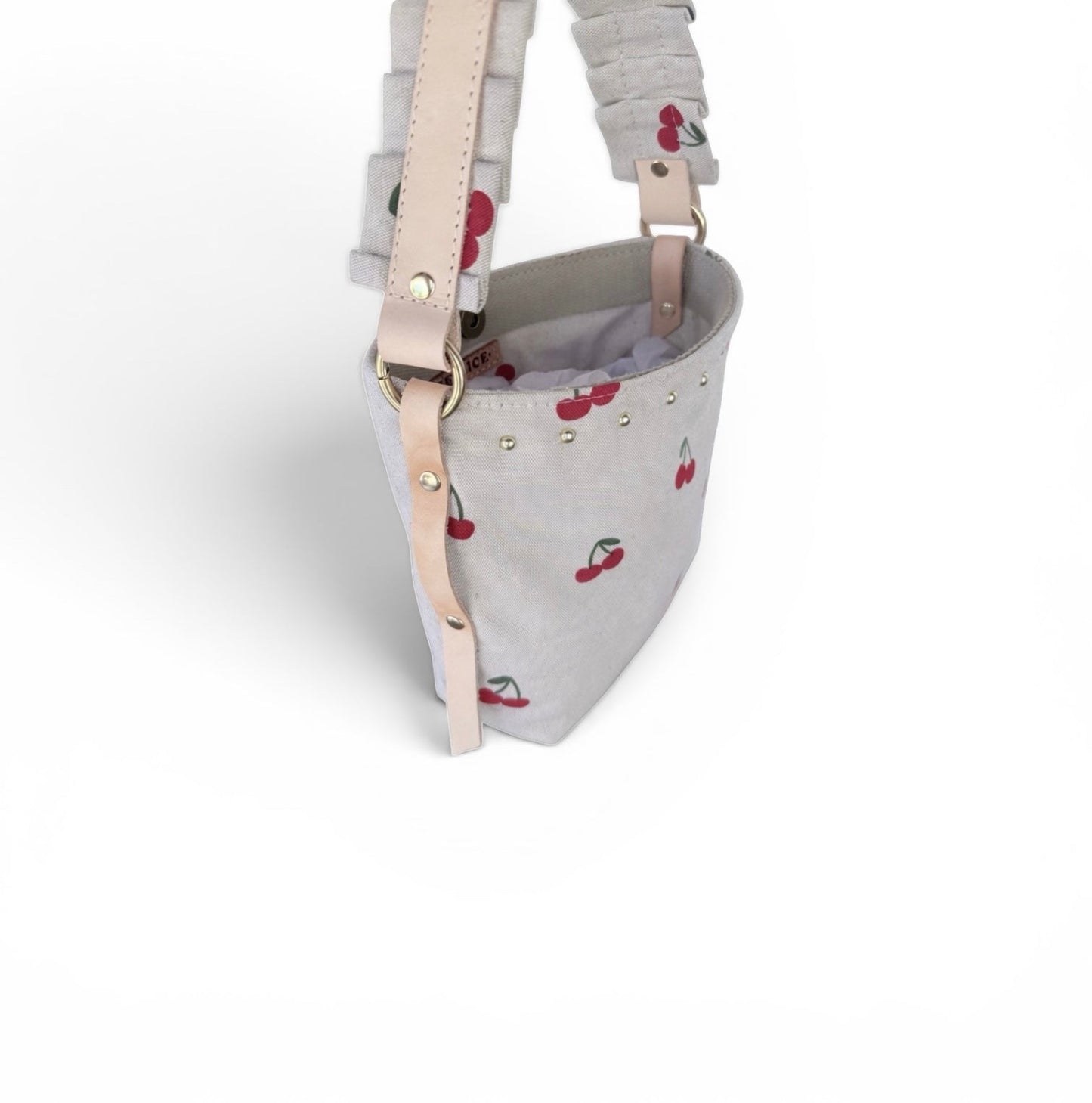 Summer Cherry Bucket Bag