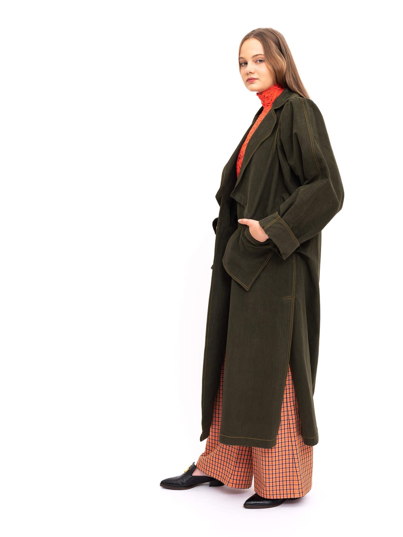 Coat Olive Green