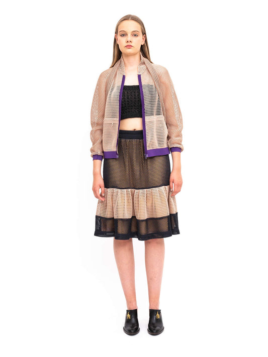 Jacket Mesh Beige