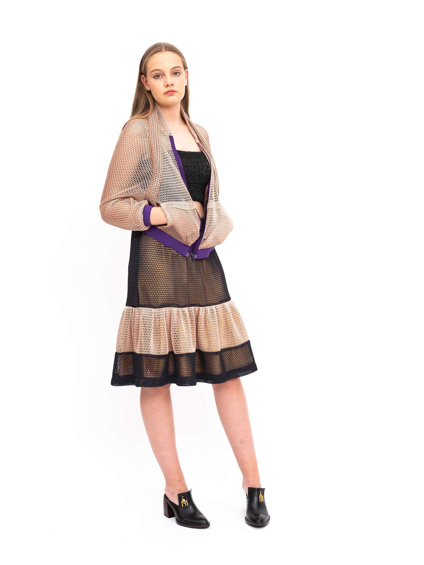 Jacket Mesh Beige