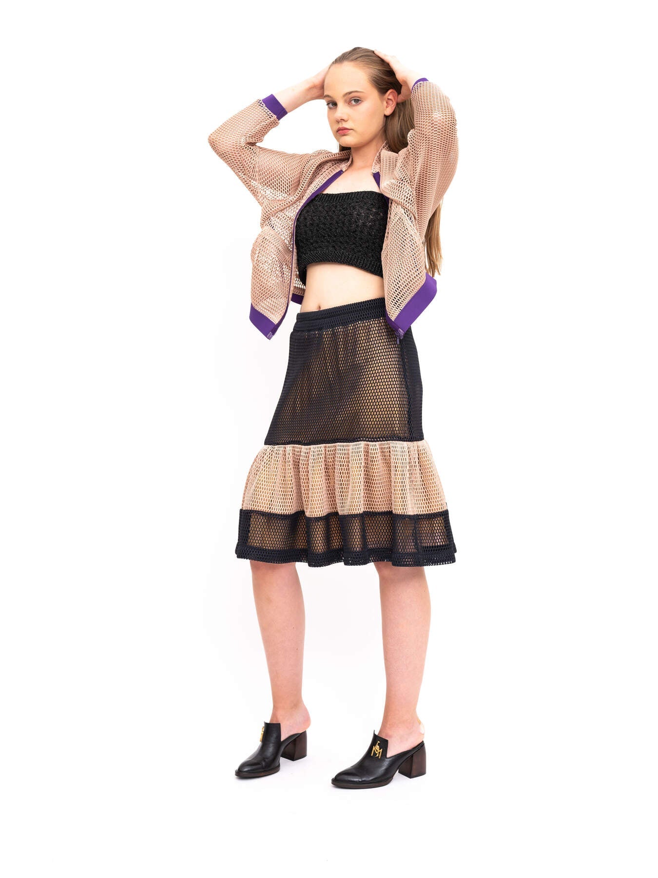 Jacket Mesh Beige