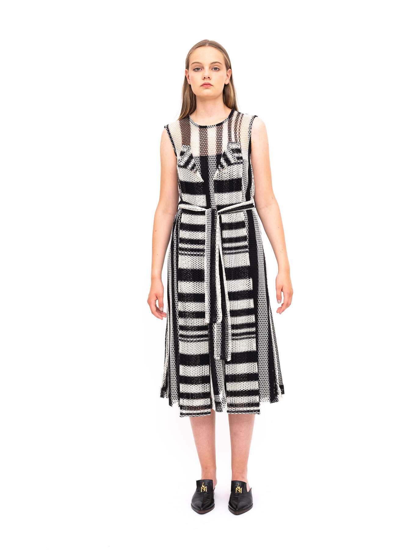 Dress Black White