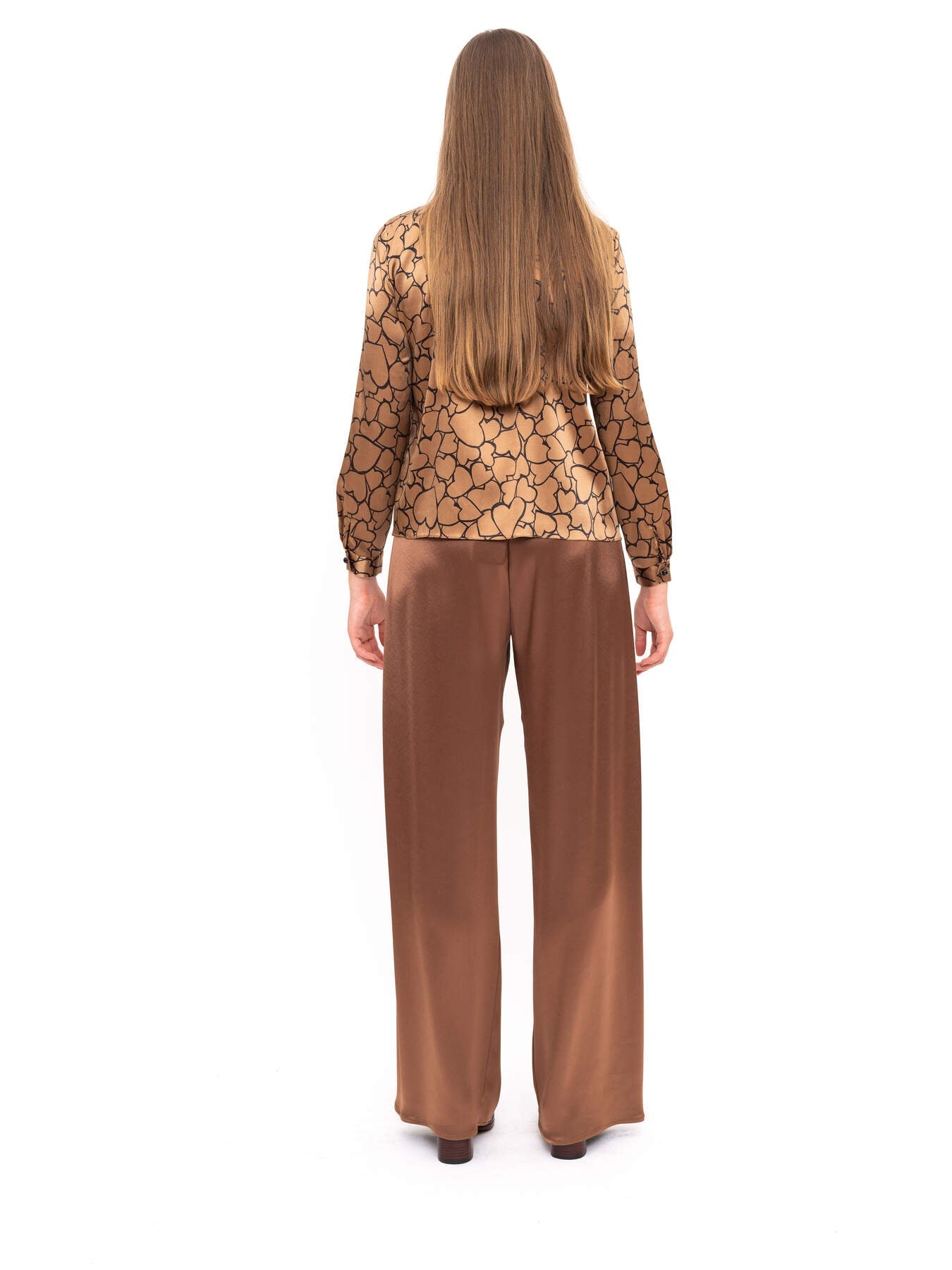 Pants Brown Silk