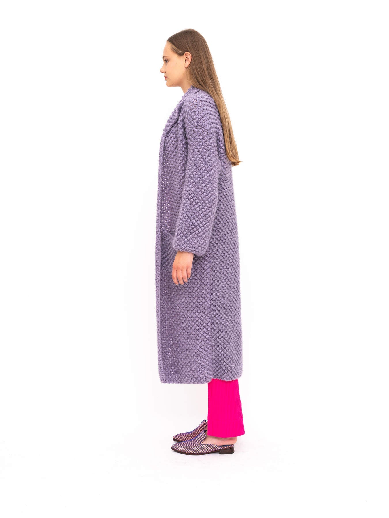 Handmade Cardigan Purple