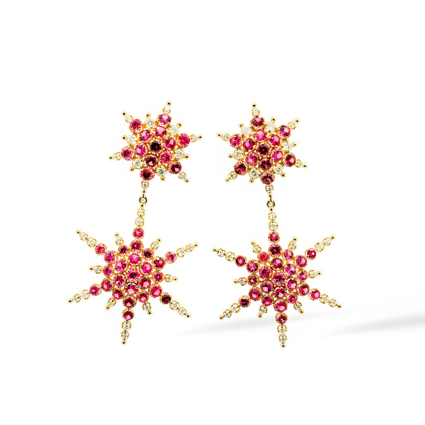 Pink Comet Earrings