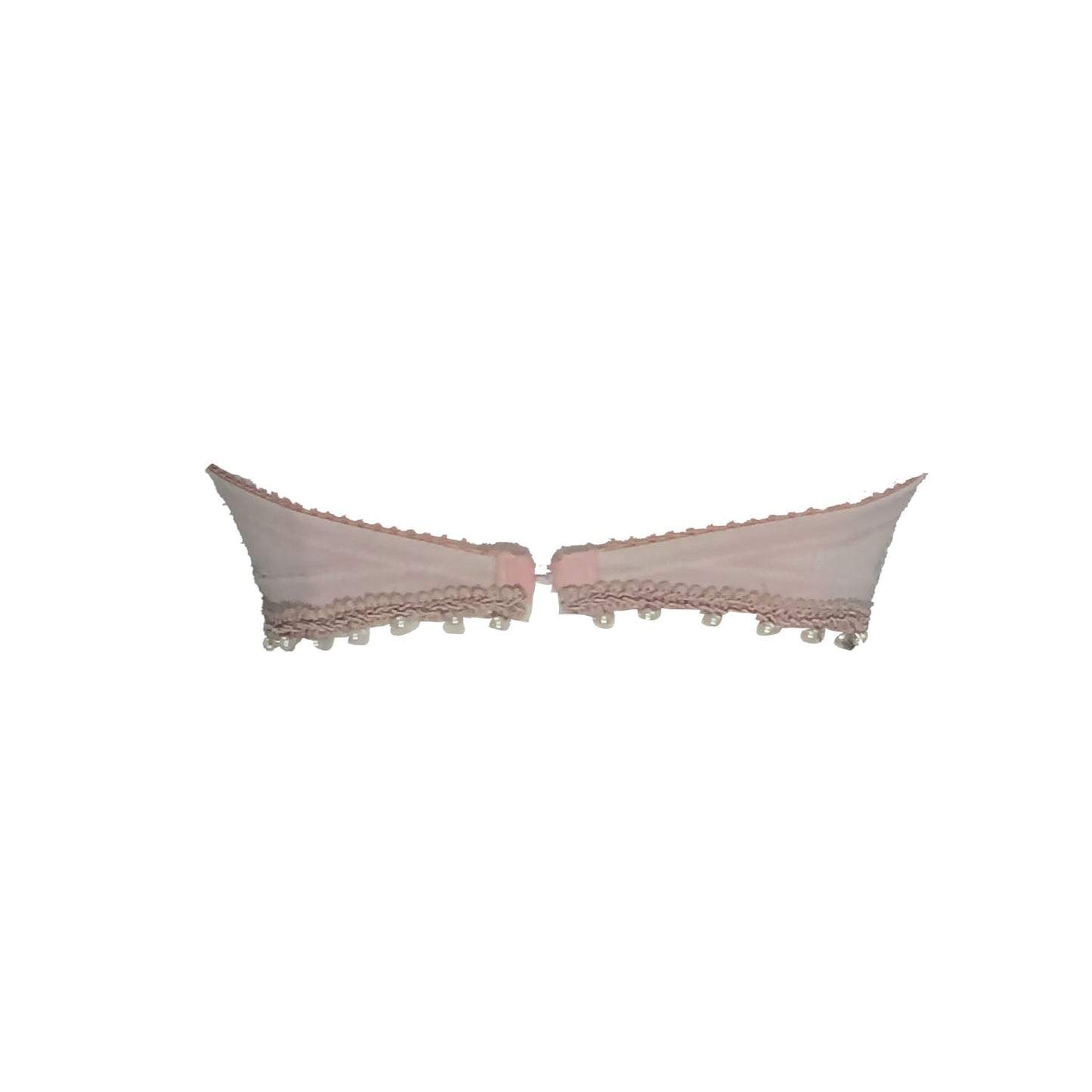 Rita Blush Bralette-Vintage Beaded Wool