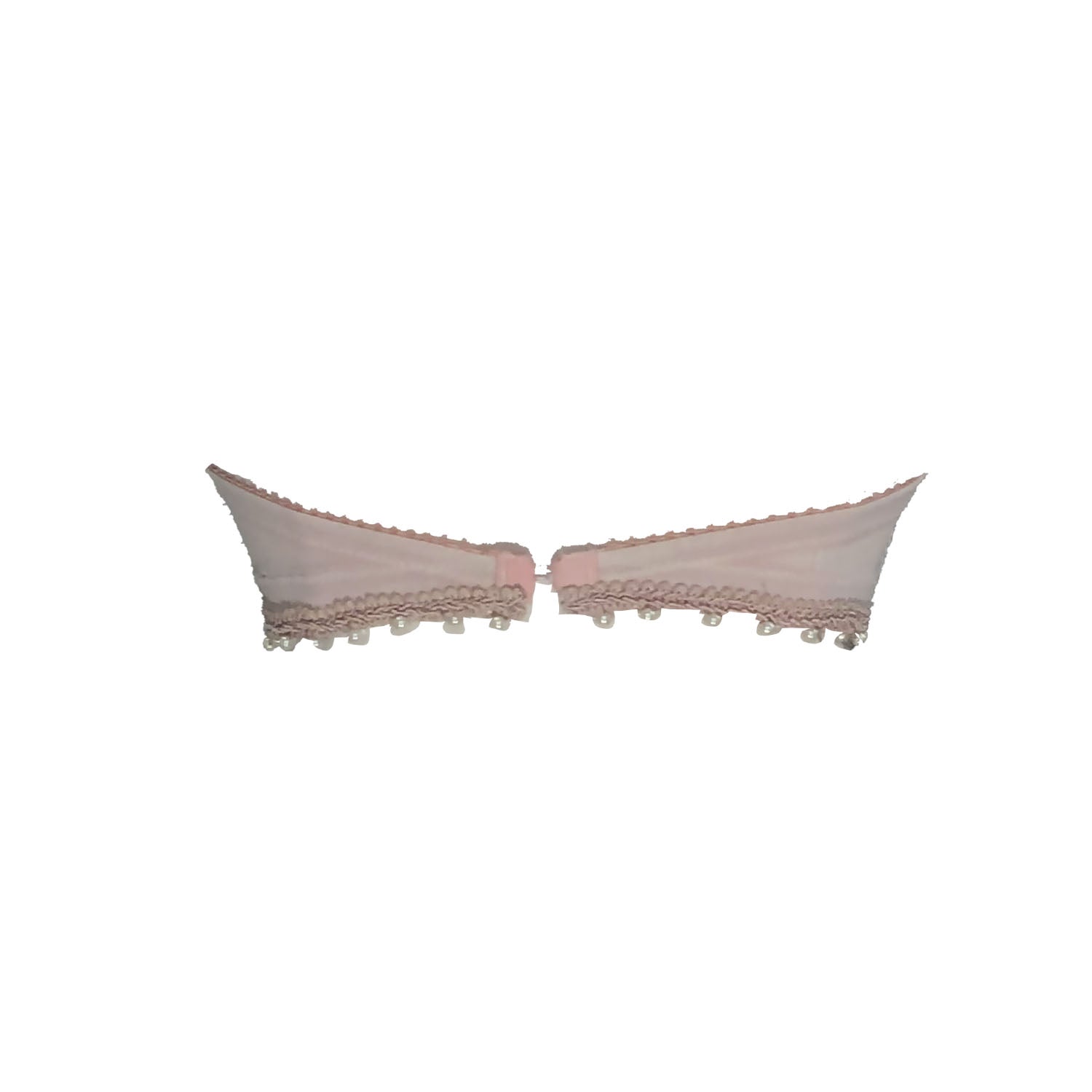 Rita Blush Bralette-Vintage Beaded Wool