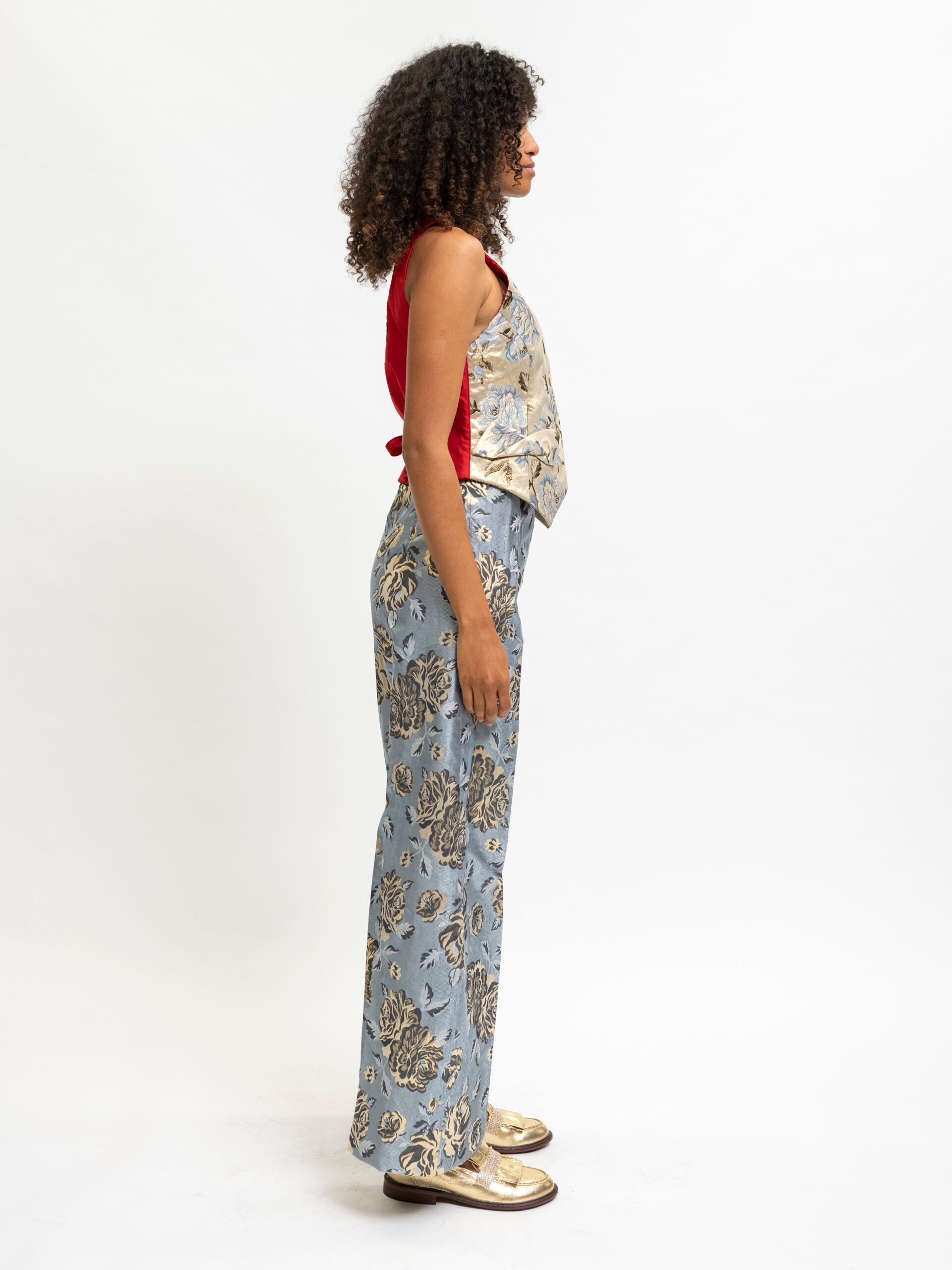 Blazer Floral Blue