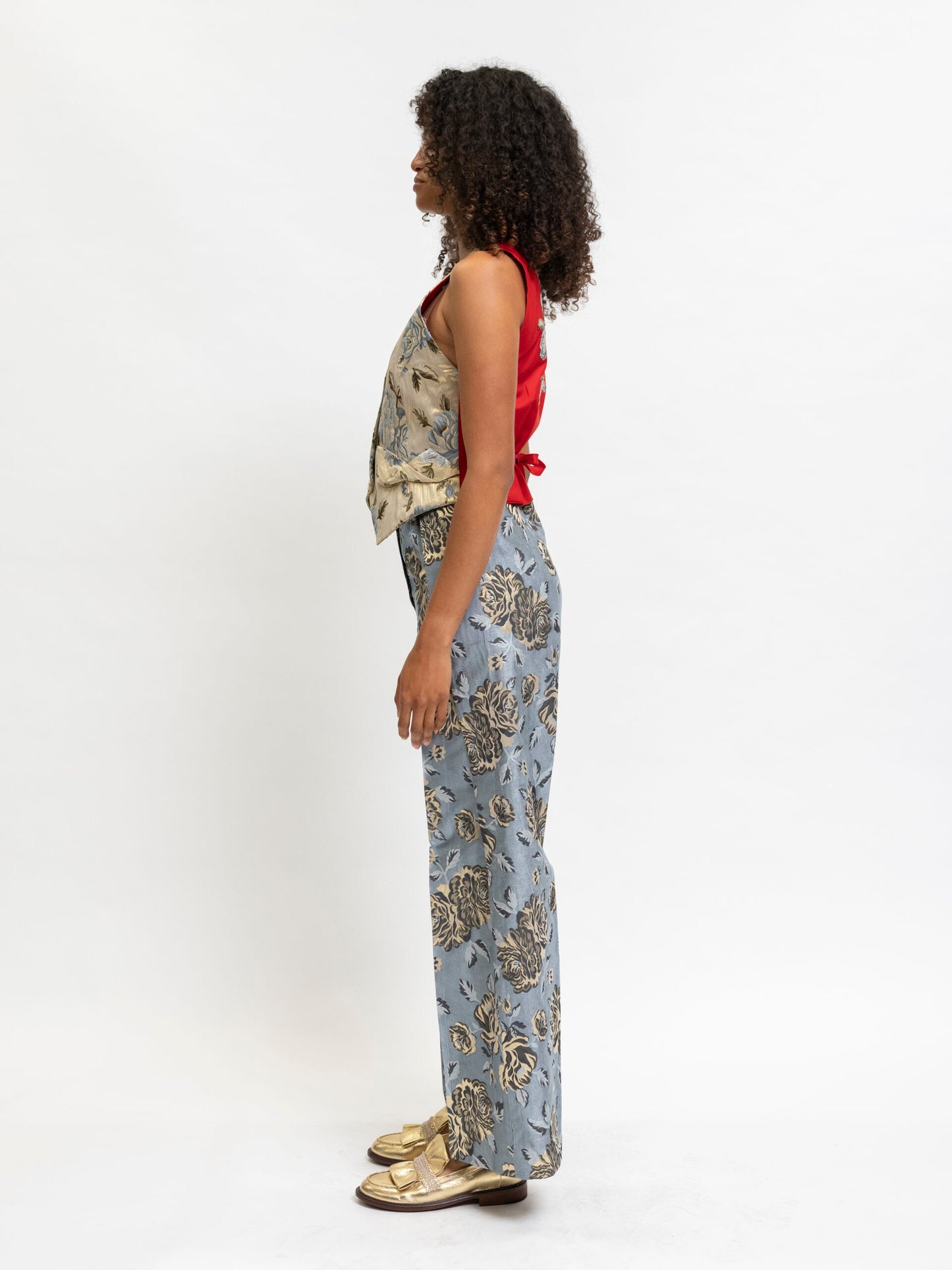 Blazer Floral Blue