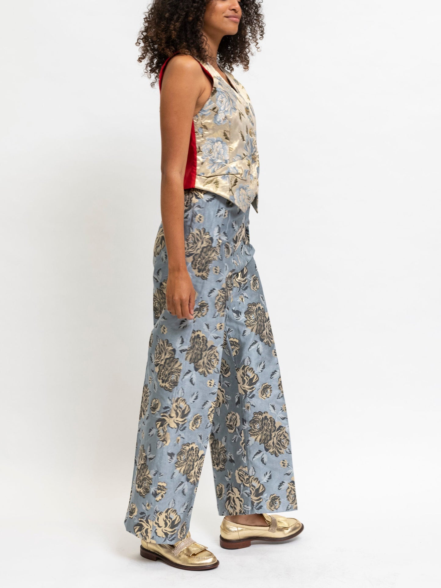 Blazer Floral Blue