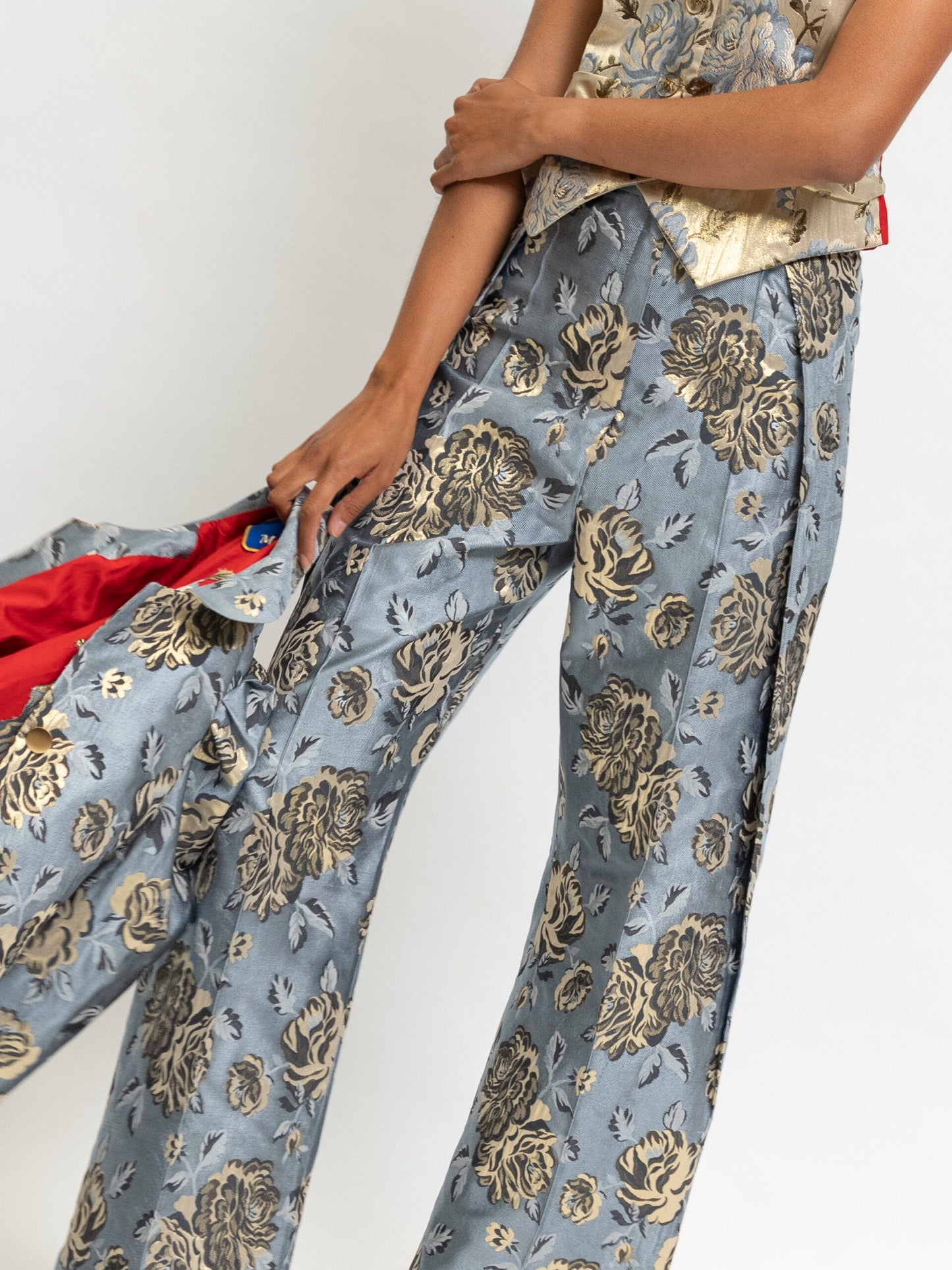 Blazer Floral Blue