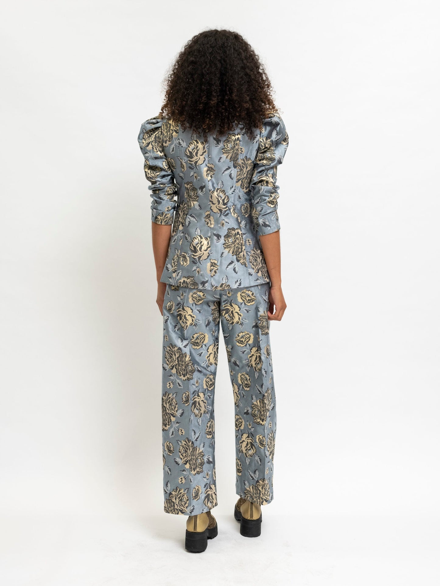 Blazer Floral Blue
