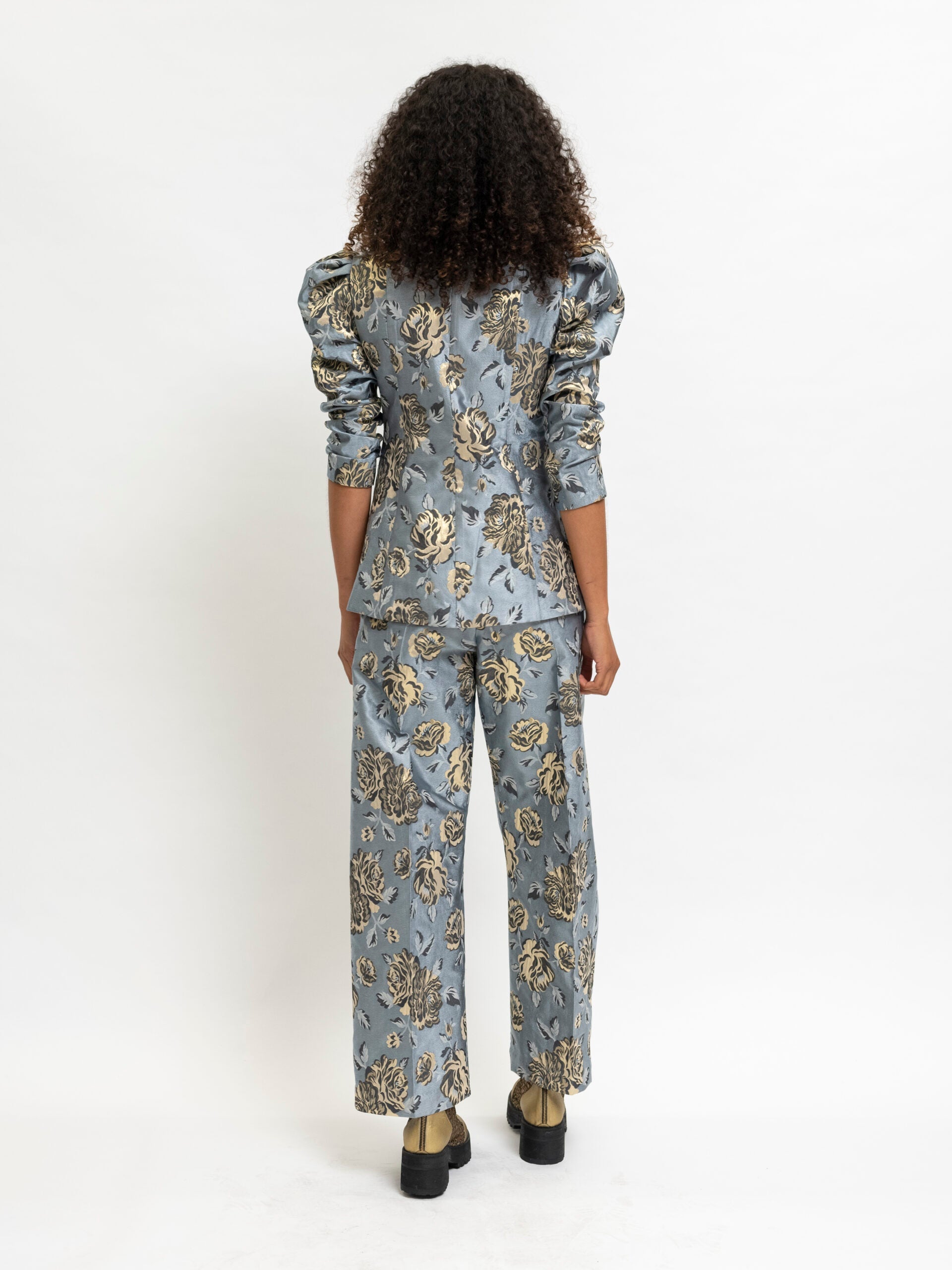 Blazer Floral Blue